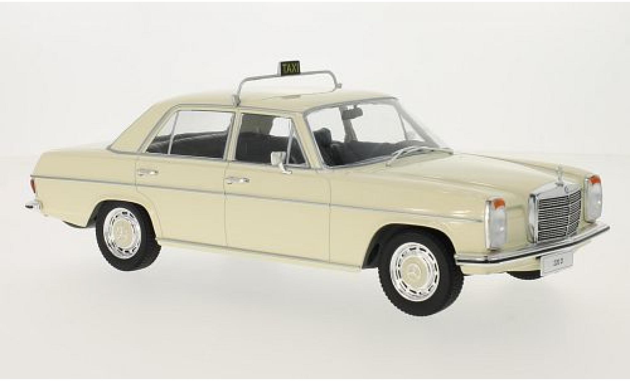 Mercedes 220 1/18 MCG D/8 (W115) beige Taxi 1973 modelauto