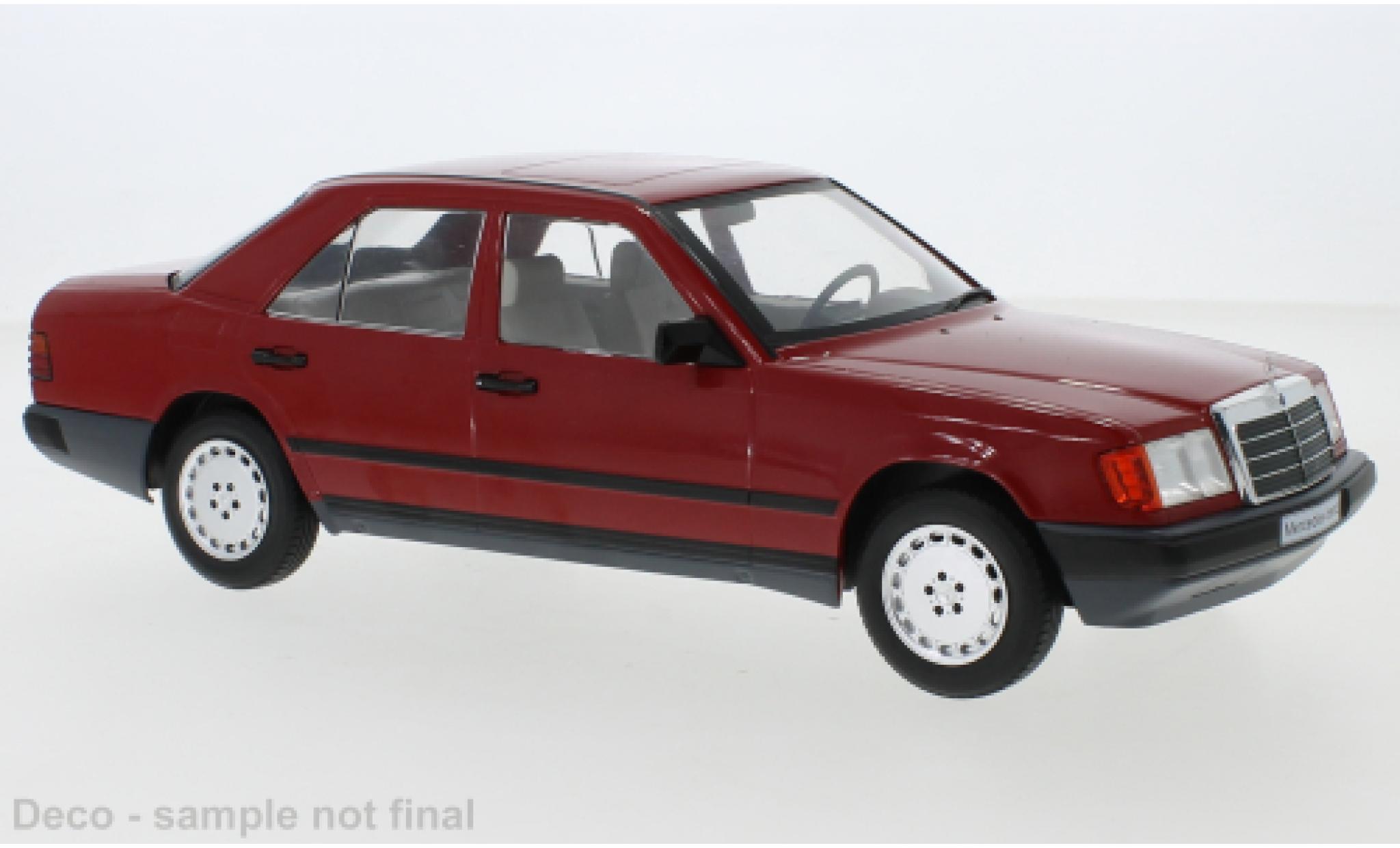 Mercedes 260 1/18 MCG E (W124) rood 1984 modelauto