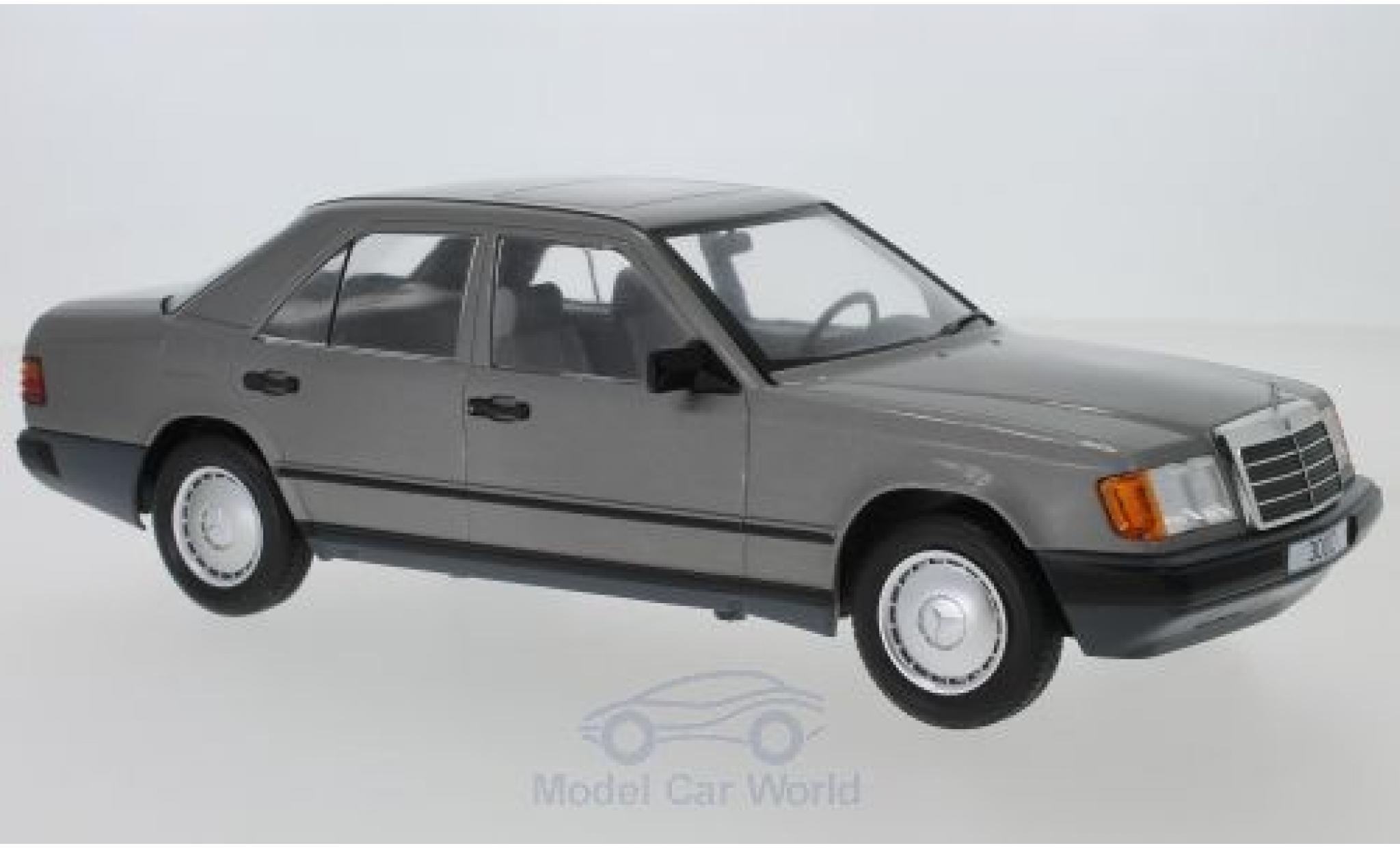 Mercedes 300 1/18 MCG D (W124) metallic grijs 1984 modelauto