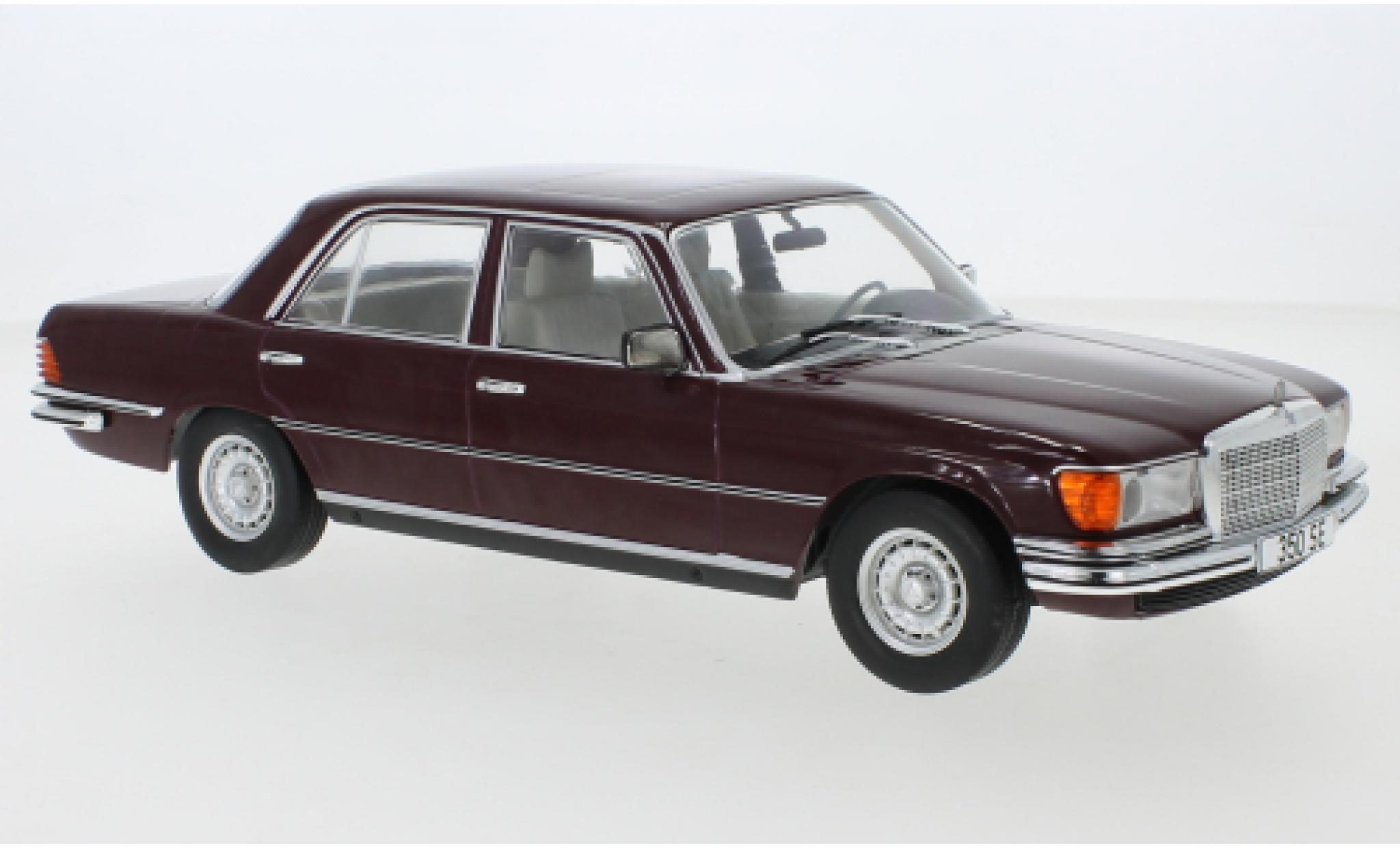Mercedes 350 1/18 MCG SE (W116) rood 1972 modelauto