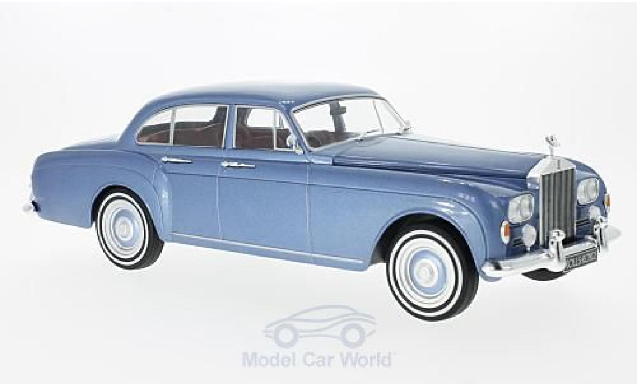 Rolls Royce Silver Cloud 1/18 MCG III Flying Spur H.J.Mulliner metallic blauw RHD 1965 modelauto