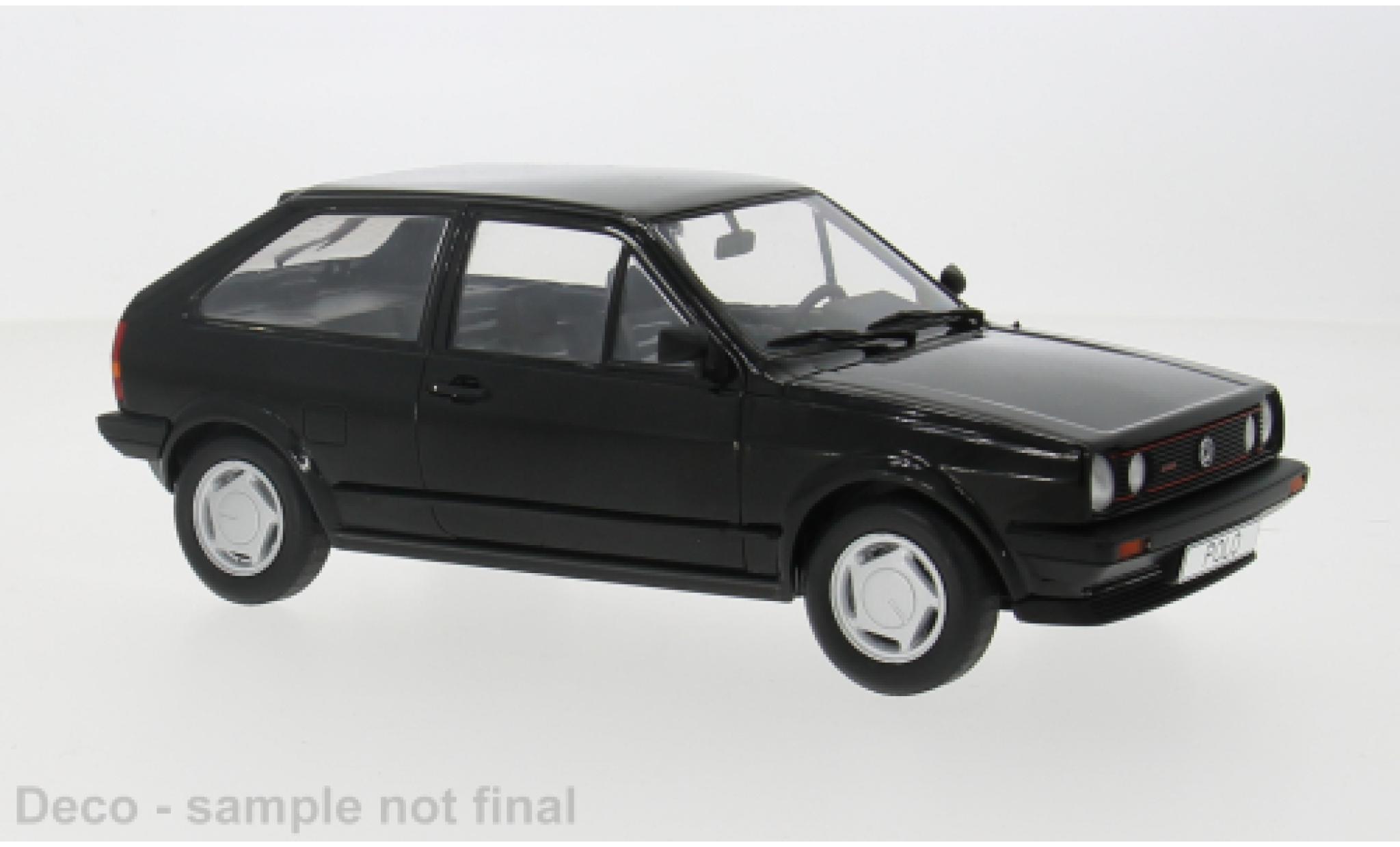 Volkswagen Polo 1/18 MCG II Coupe GT zwart 1985 1:18 modelauto