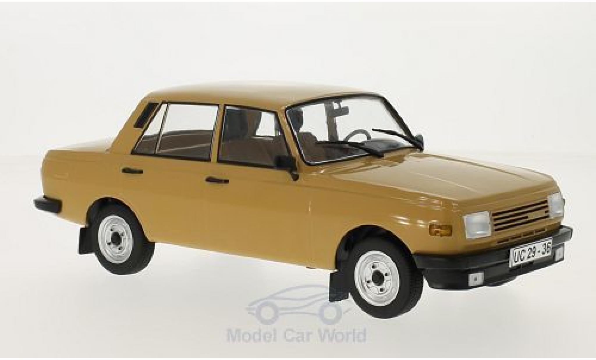 Wartburg 353 1/18 MCG bruin 1985 T&uuml;ren und Hauben geschlossen modelauto