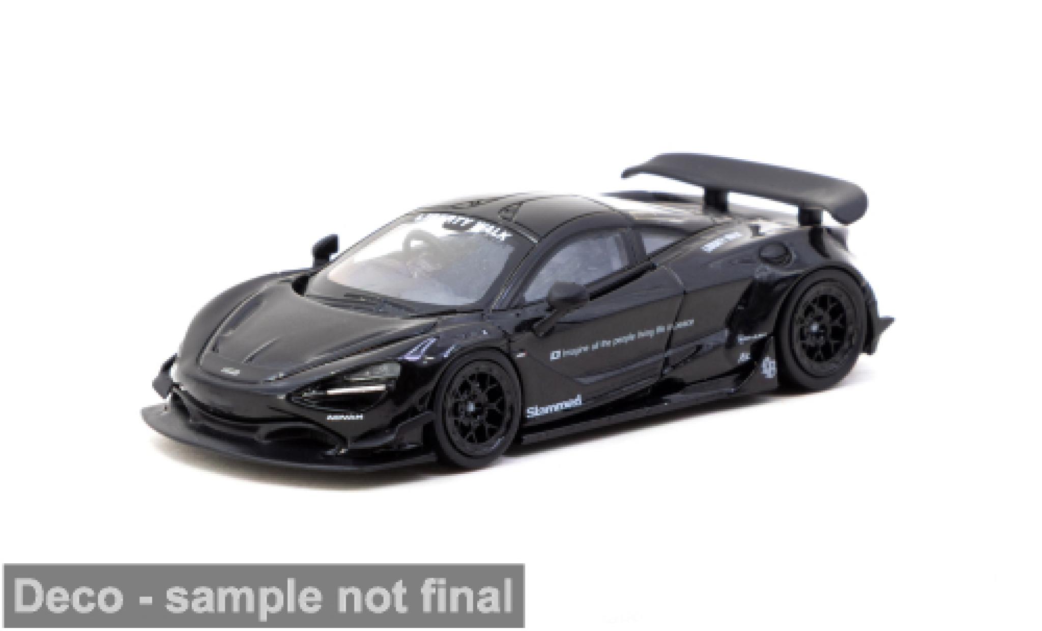 McLaren 720 1/64 Tarmac Works S LB-Works zwart 1:64 modelauto