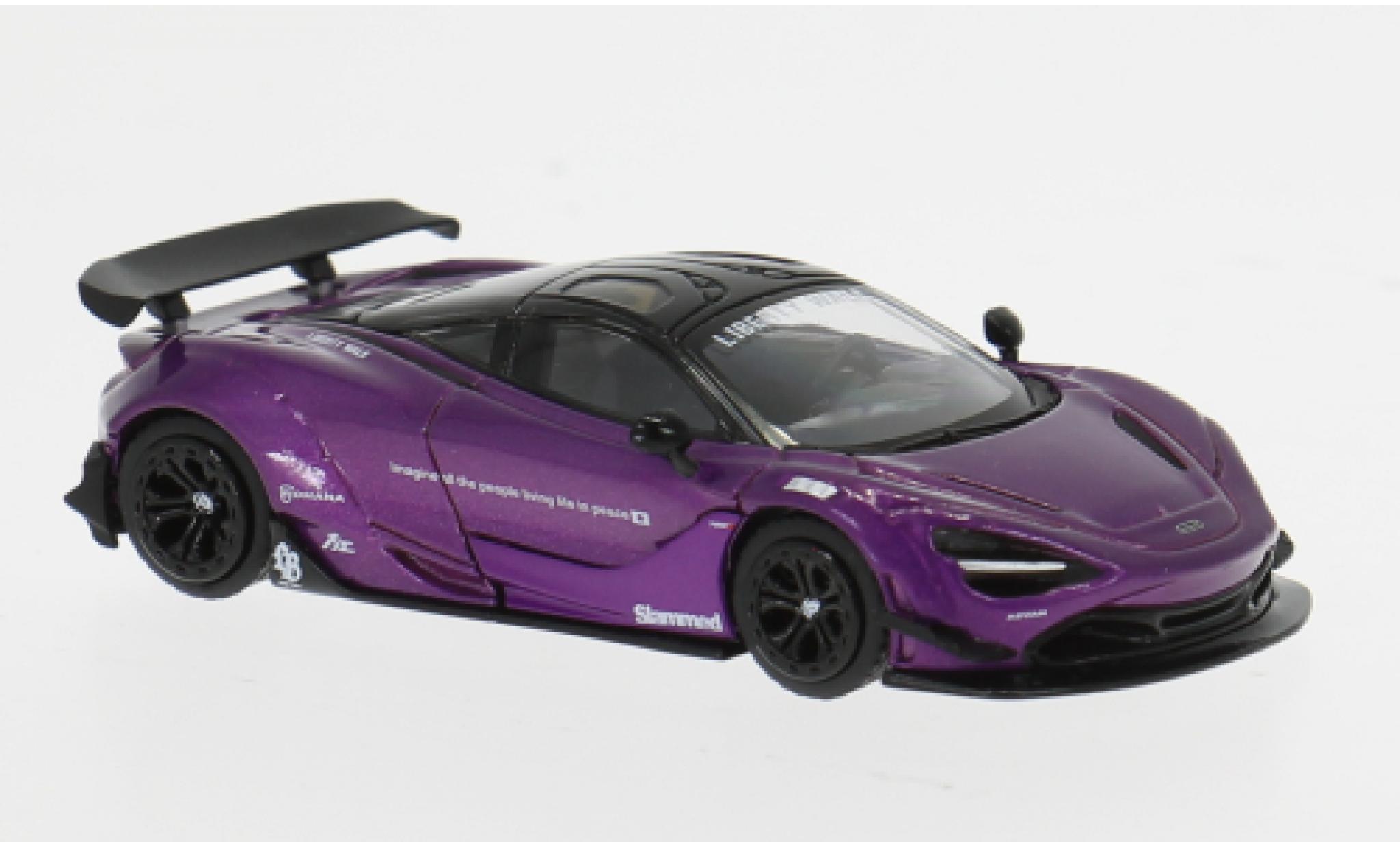 McLaren 720 1/64 Mini GT S LB-Works paars/zwart 1:64 modelauto