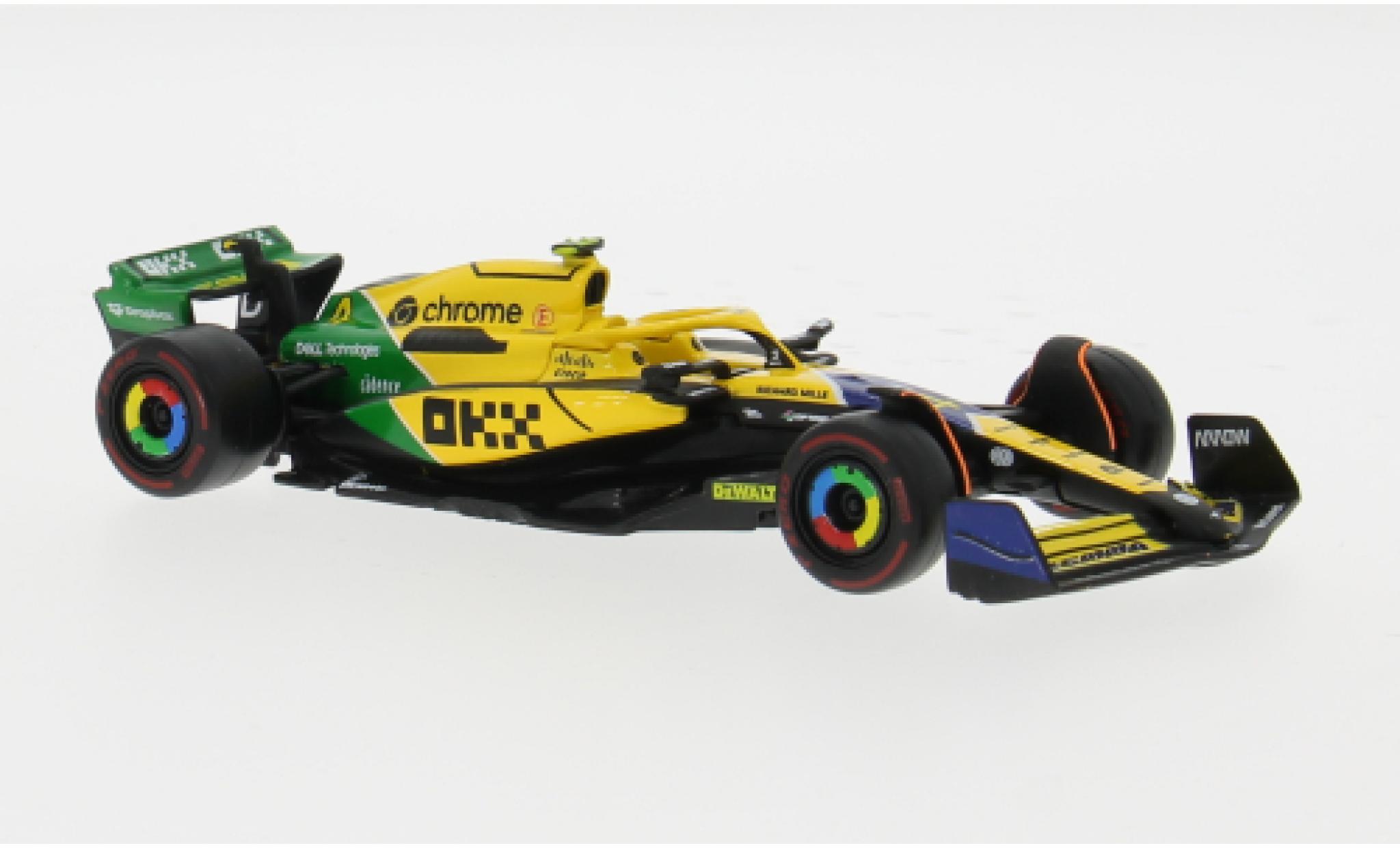 McLaren F1 1/43 Burago MCL38 Formel 1 GP Monaco 2024 Team #4 L.Norris 1:43 Bburago modelauto
