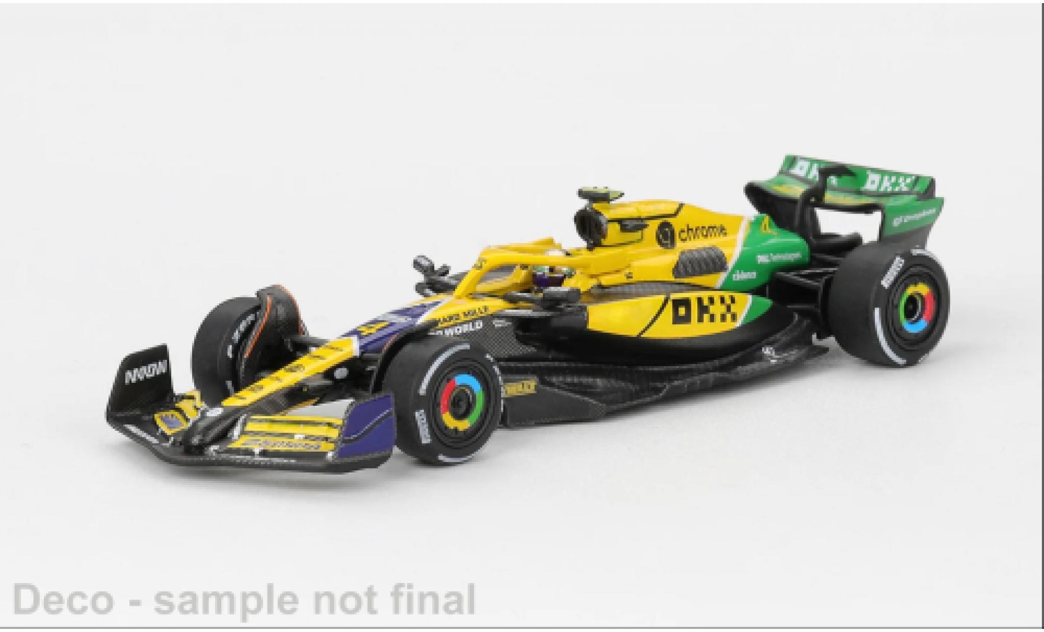 McLaren F1 1/64 Mini GT MCL38 Formel 1 GP Monaco 2024 Team #4 L.Norris 1:64 modelauto