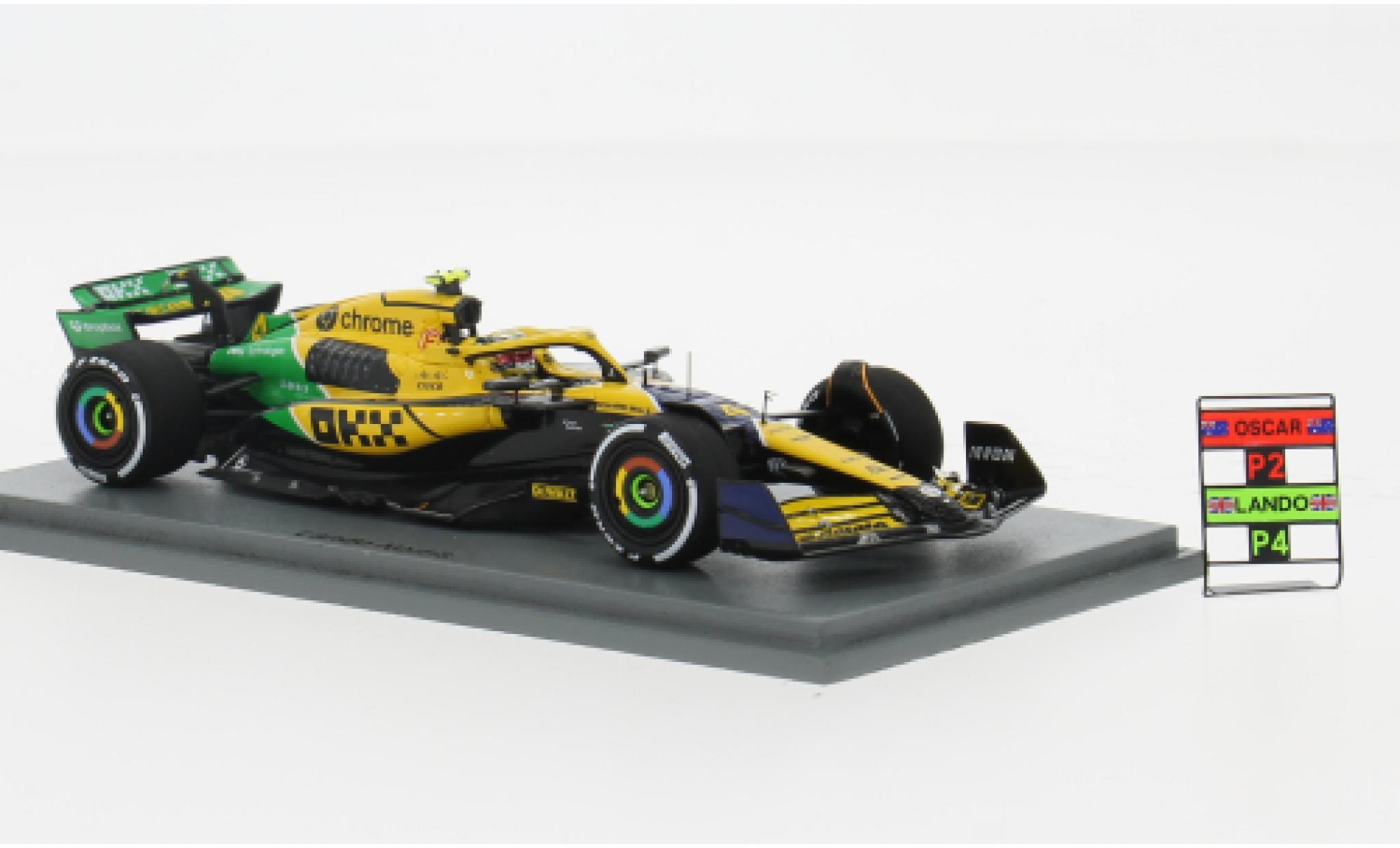 McLaren F1 1/43 Spark MCL38 GP Monaco 2024 Team #38 L.Norris 1:43 modelauto