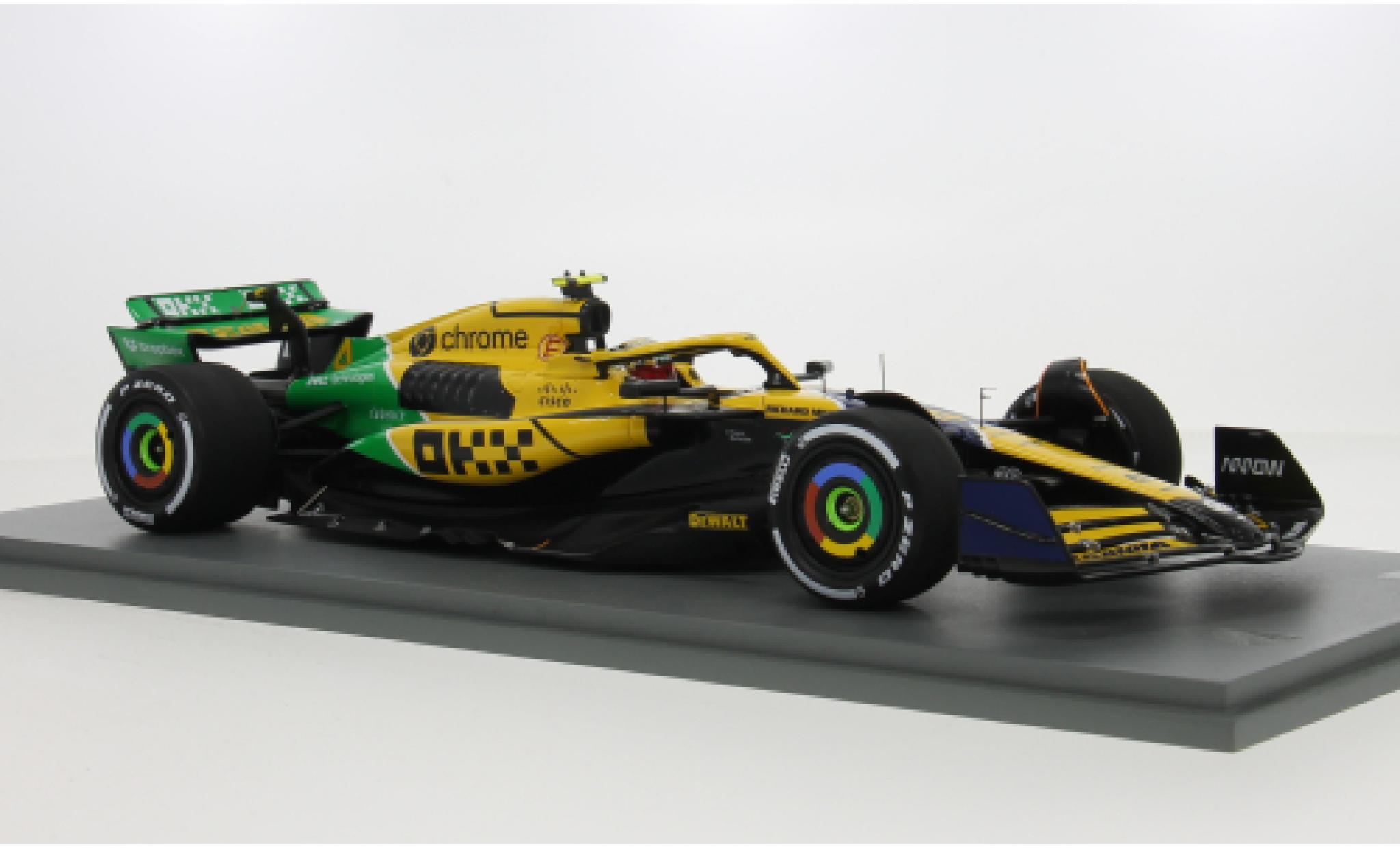 McLaren F1 1/18 Spark MCL38 GP Monaco 2024 Team #4 L.Norris 1:18 modelauto