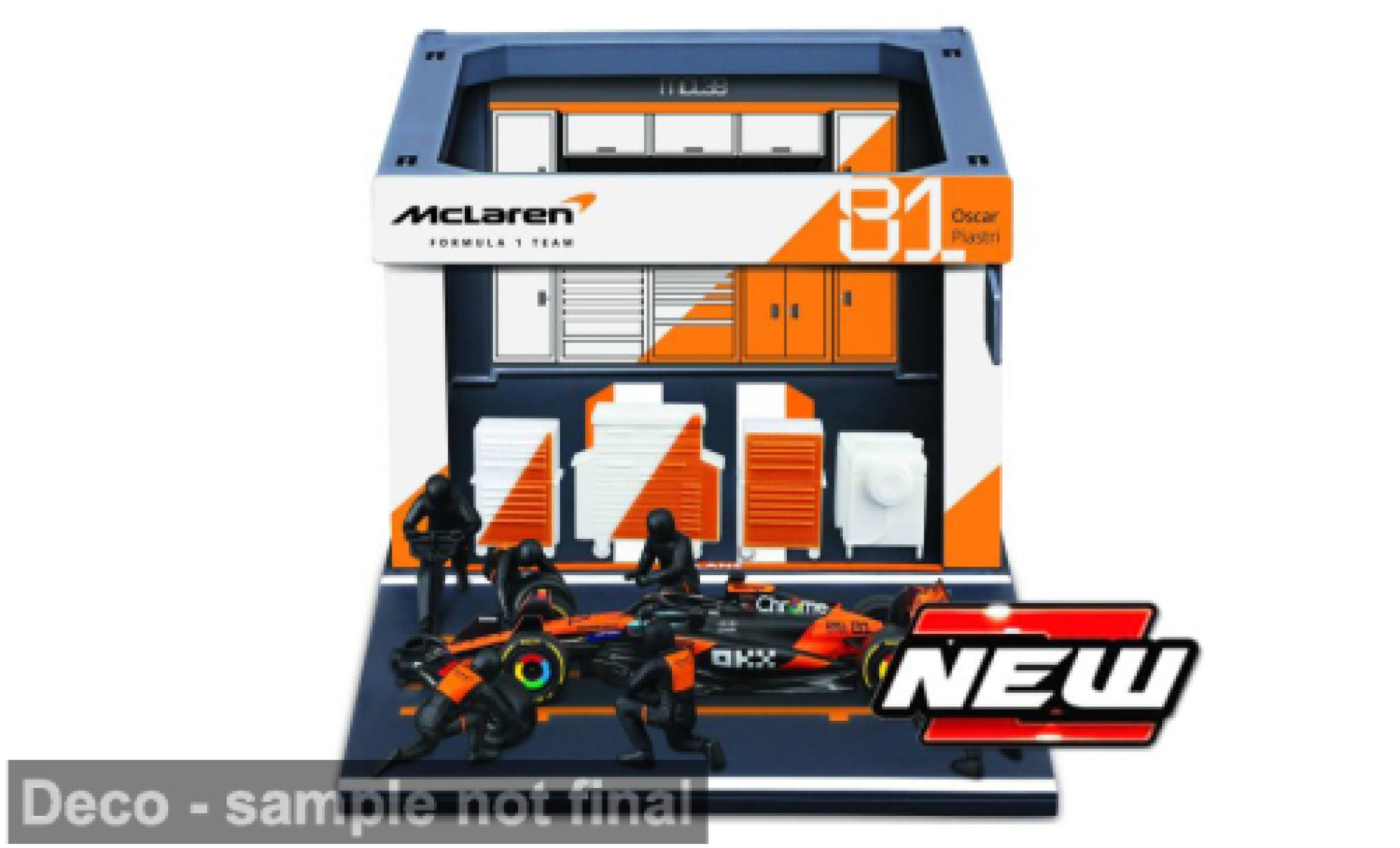 McLaren F1 1/43 Burago MCL39 Formel 1 2025 Team #81 O.Piastri 1:43 Bburago modelauto