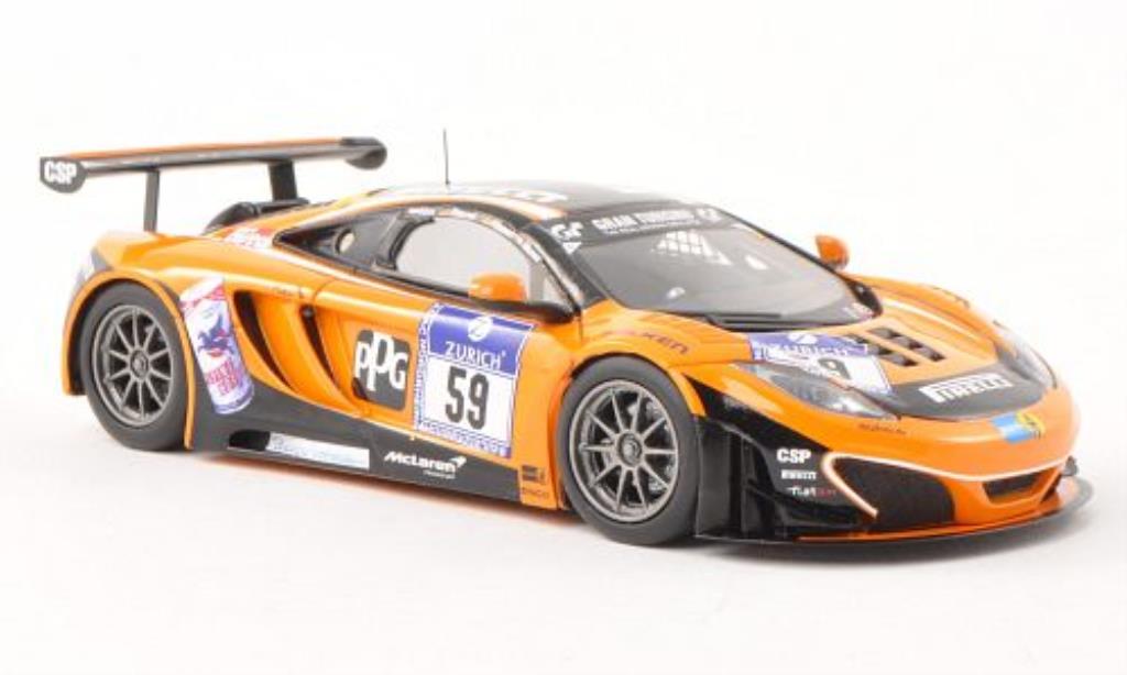 McLaren MP4-12C 1/43 Minichamps GT3 No.59 Dorr Motorsport 24h Nurburgring 2012 /Moser modelauto