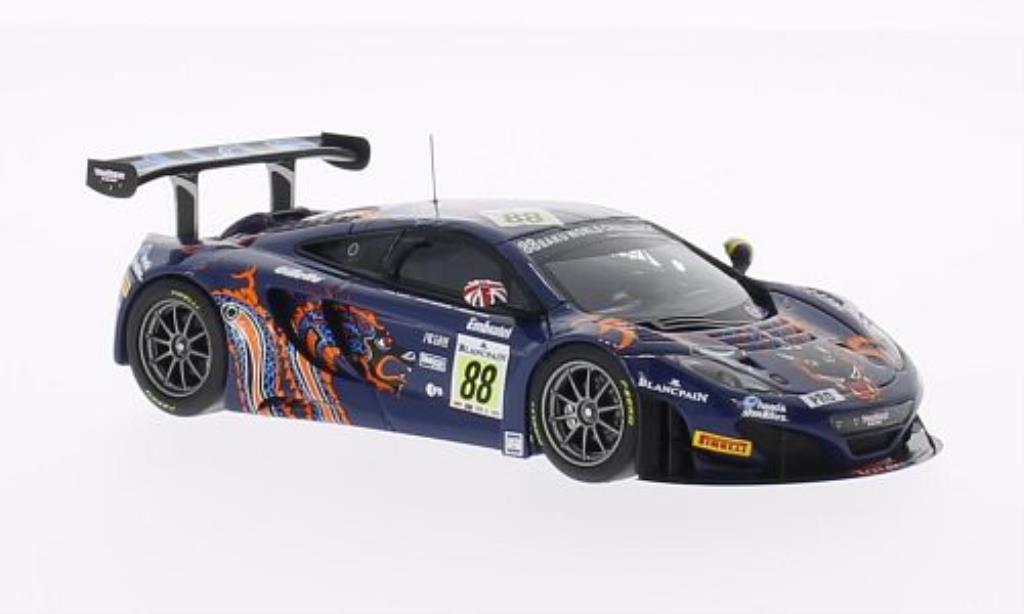 McLaren MP4-12C 1/43 Minichamps GT3 No.88 Von Ryan Racing 24h Spa 2013 /Senna modelauto