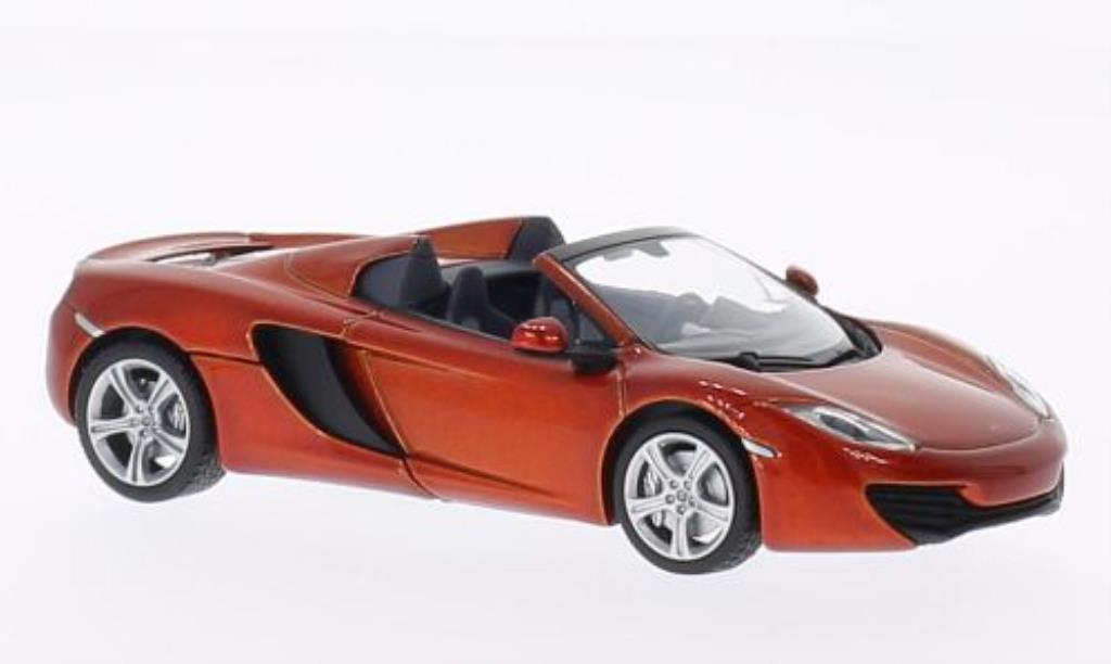 McLaren MP4-12C 1/43 Minichamps Spider oranje 2012 modelauto
