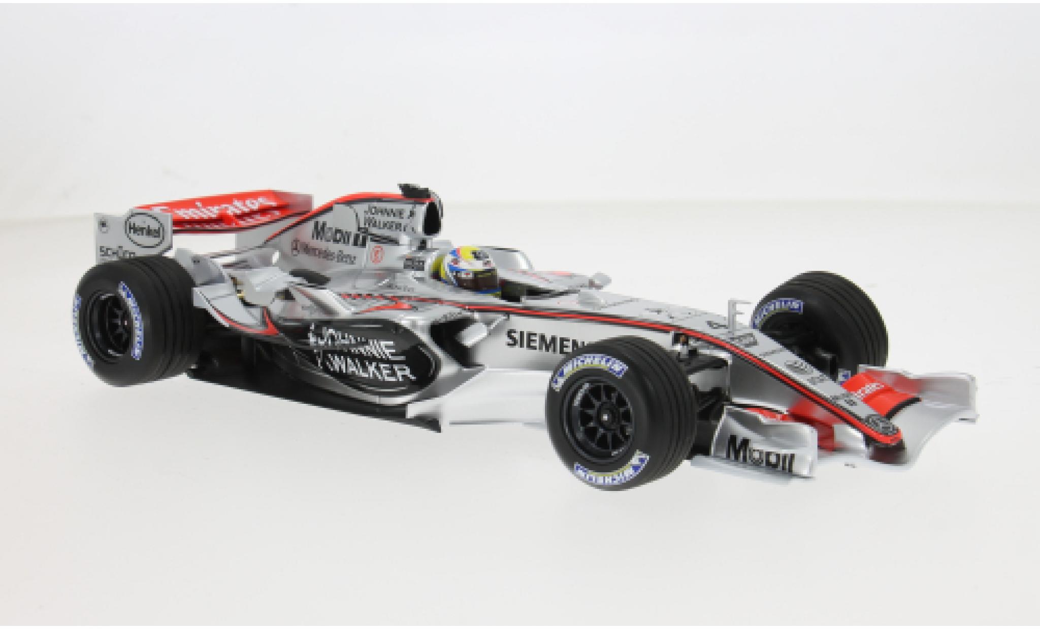 Mercedes CLA 1/18 Minichamps McLaren MP4/21 Formel 1 2006 Team McLaren #4 J-P.Montoya 1:18 modelauto