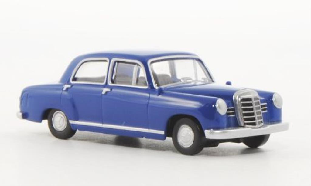 Mercedes 180 1/87 Herpa Ponton blauw modelauto
