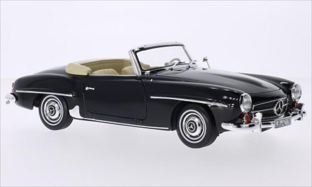 Mercedes 190 SL 1/18 Norev SL zwart 1957 modelauto