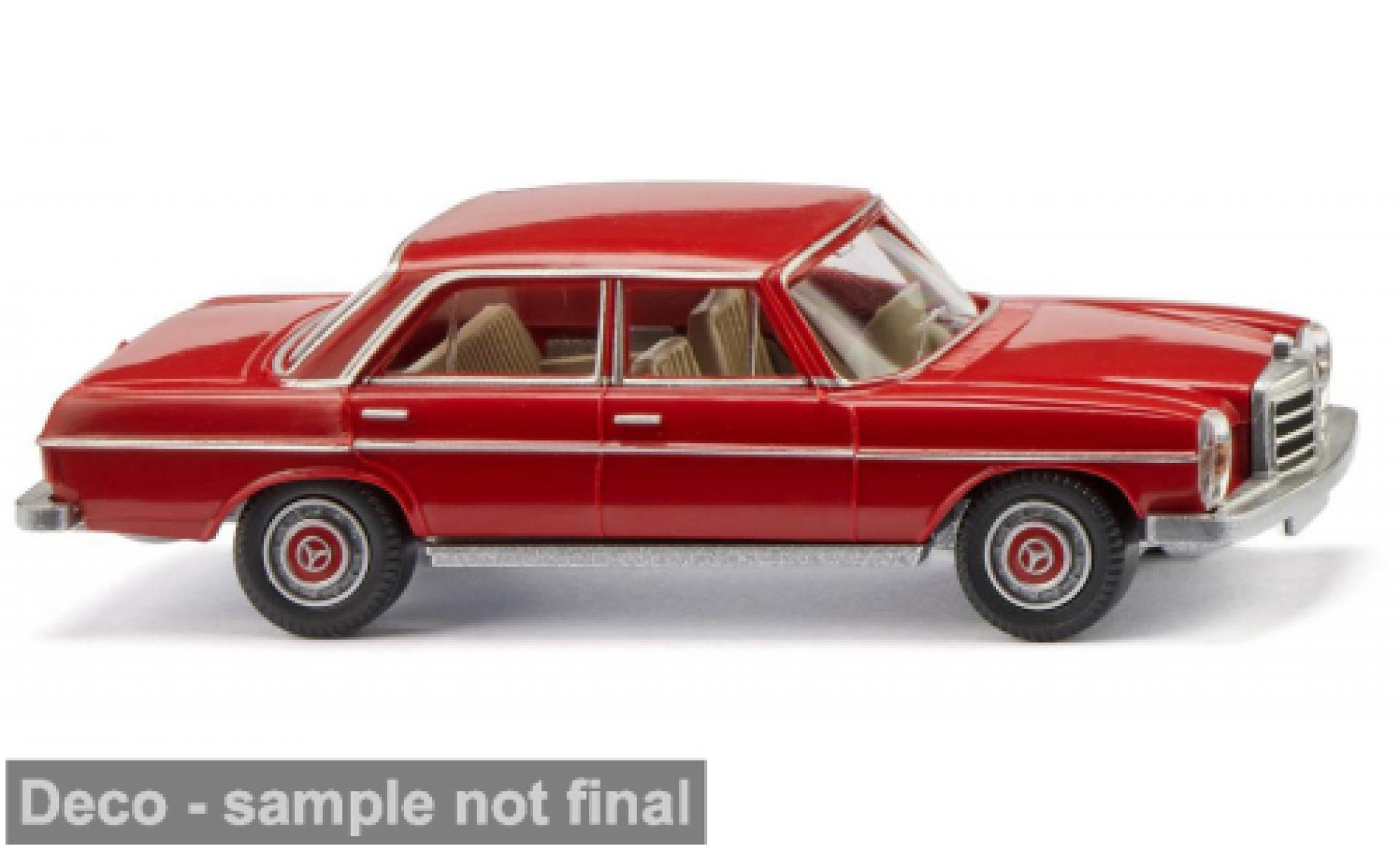 Mercedes 200 1/87 Wiking /8 rood 1968 1:87 modelauto