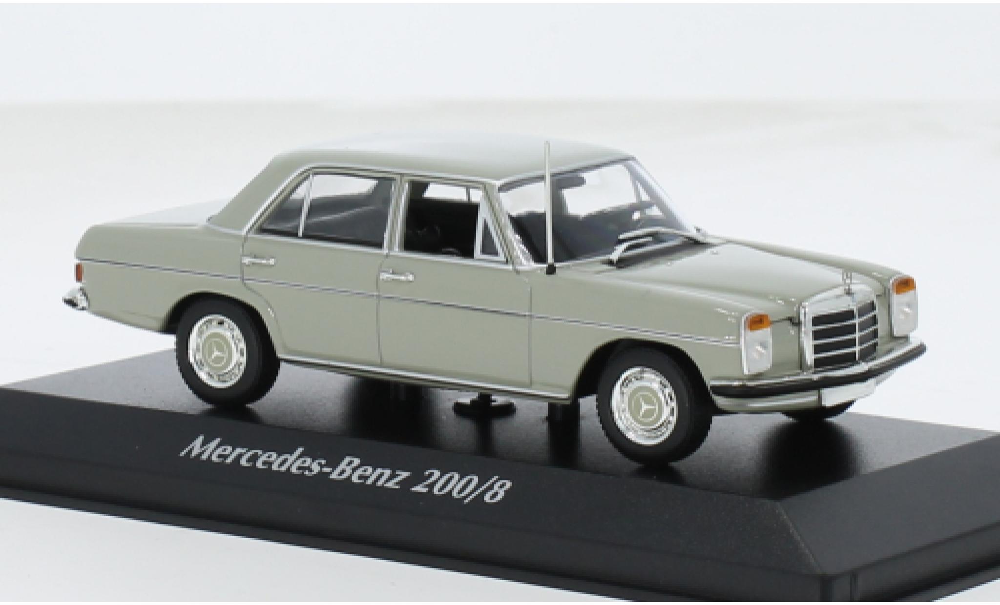 Mercedes 200 1/43 Maxichamps /8 (W114) grijs 1968 1:43 modelauto