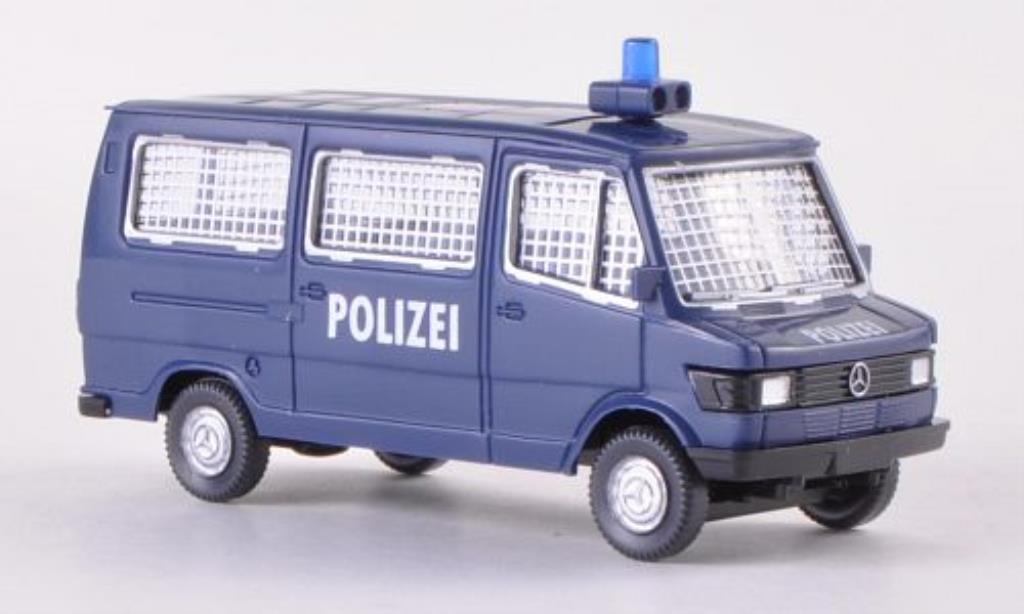 Mercedes 207 D 1/87 Wiking D Bus Politie modelauto
