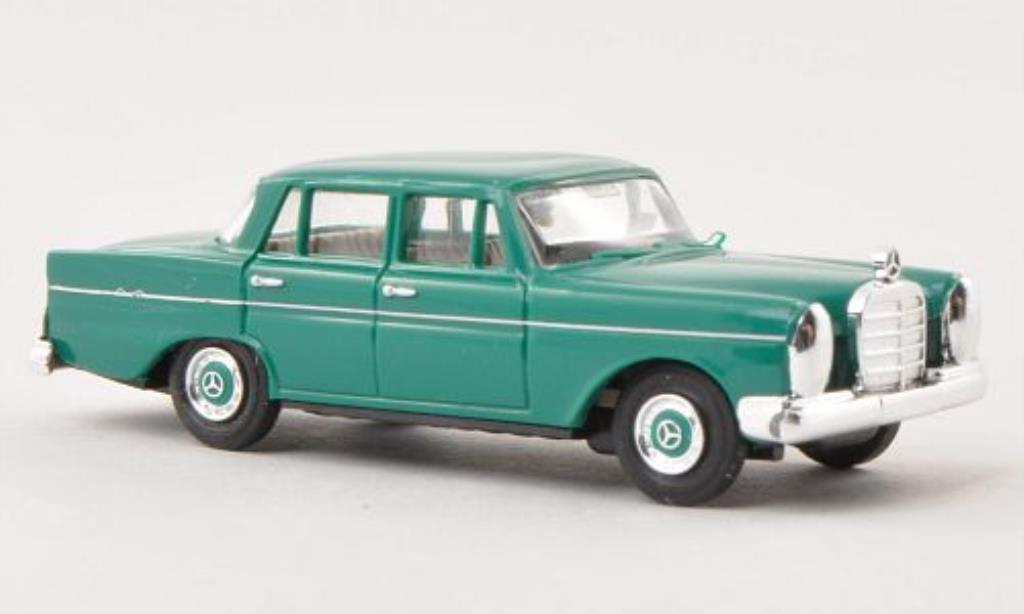 Mercedes 220 1/87 Busch grun 1959 modelauto
