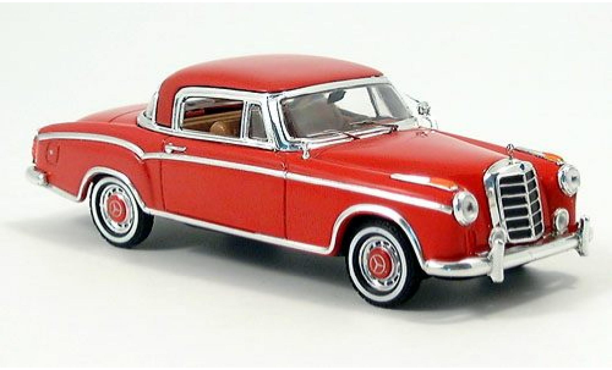 Mercedes 220 1/43 Vitesse SE Coupe rood 1:43 modelauto