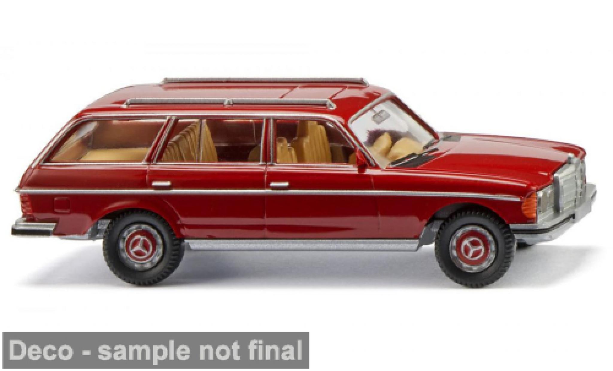 Mercedes 250 1/87 Wiking T rood 1978 1:87 modelauto