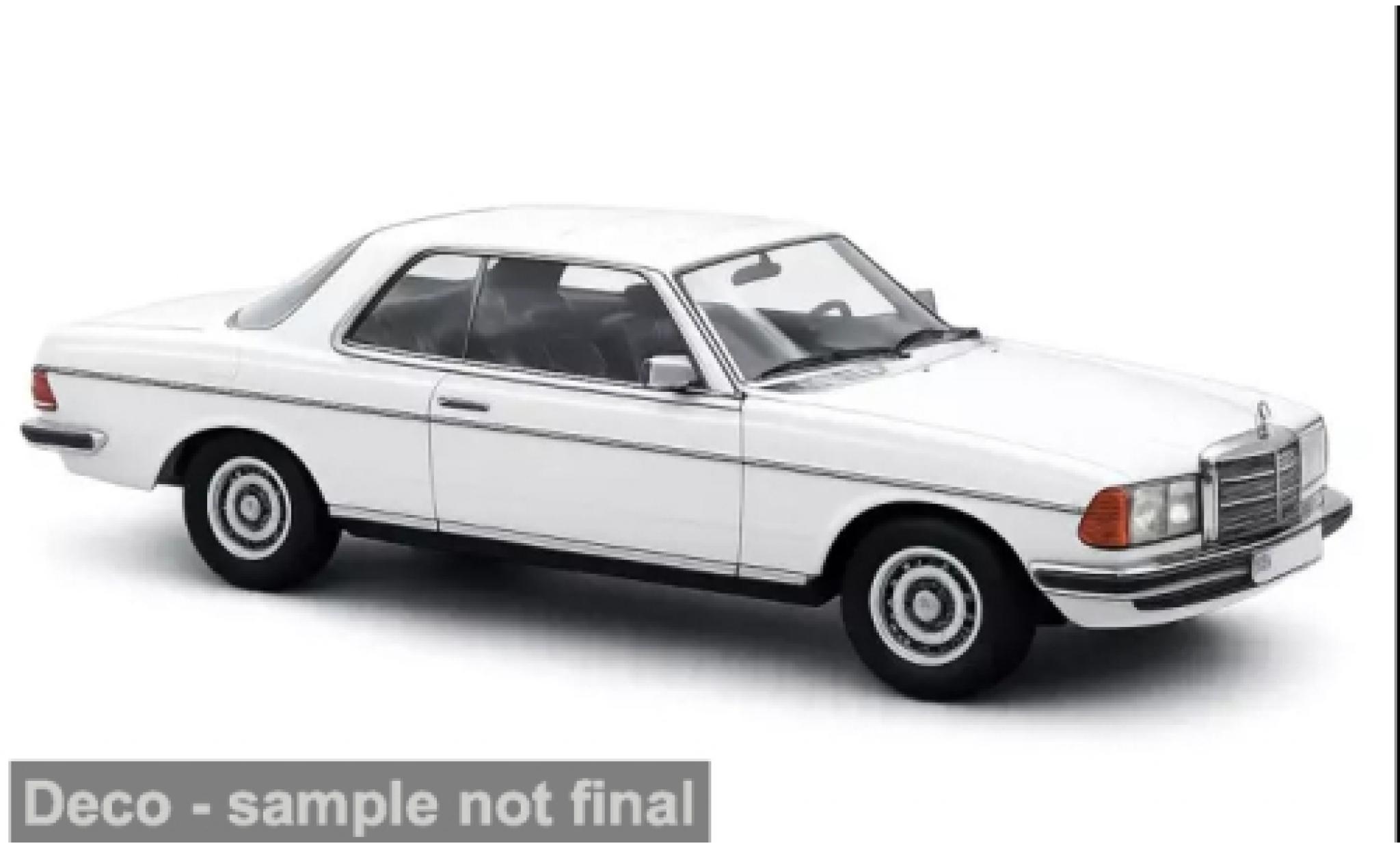 Mercedes 280 1/18 Norev CE wit 1980 1:18 modelauto