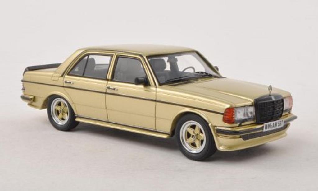 Mercedes 280 1/43 Neo E (W123) AMG gold 1980 modelauto