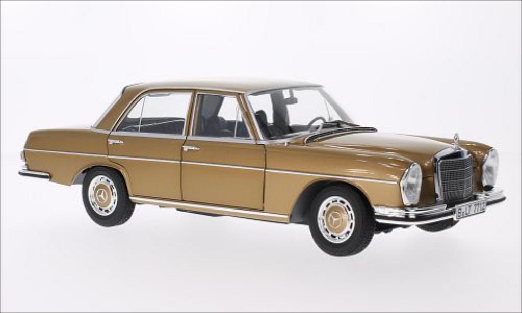 Mercedes 280 SE 1/18 Norev SE (W108) gold 1968 modelauto