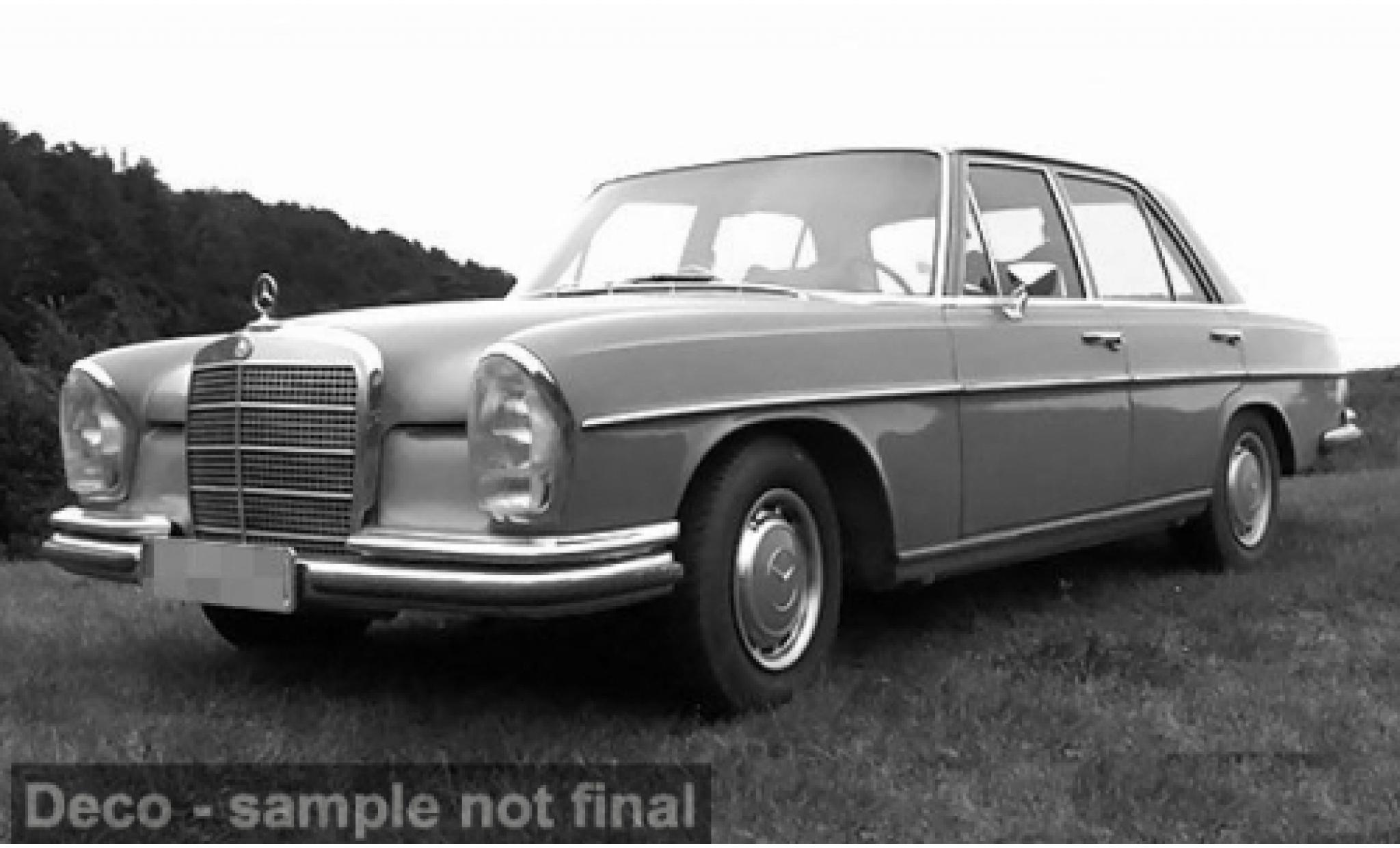 Mercedes 280 1/18 I Norev SE (W108) grijs 1968 1:18 modelauto