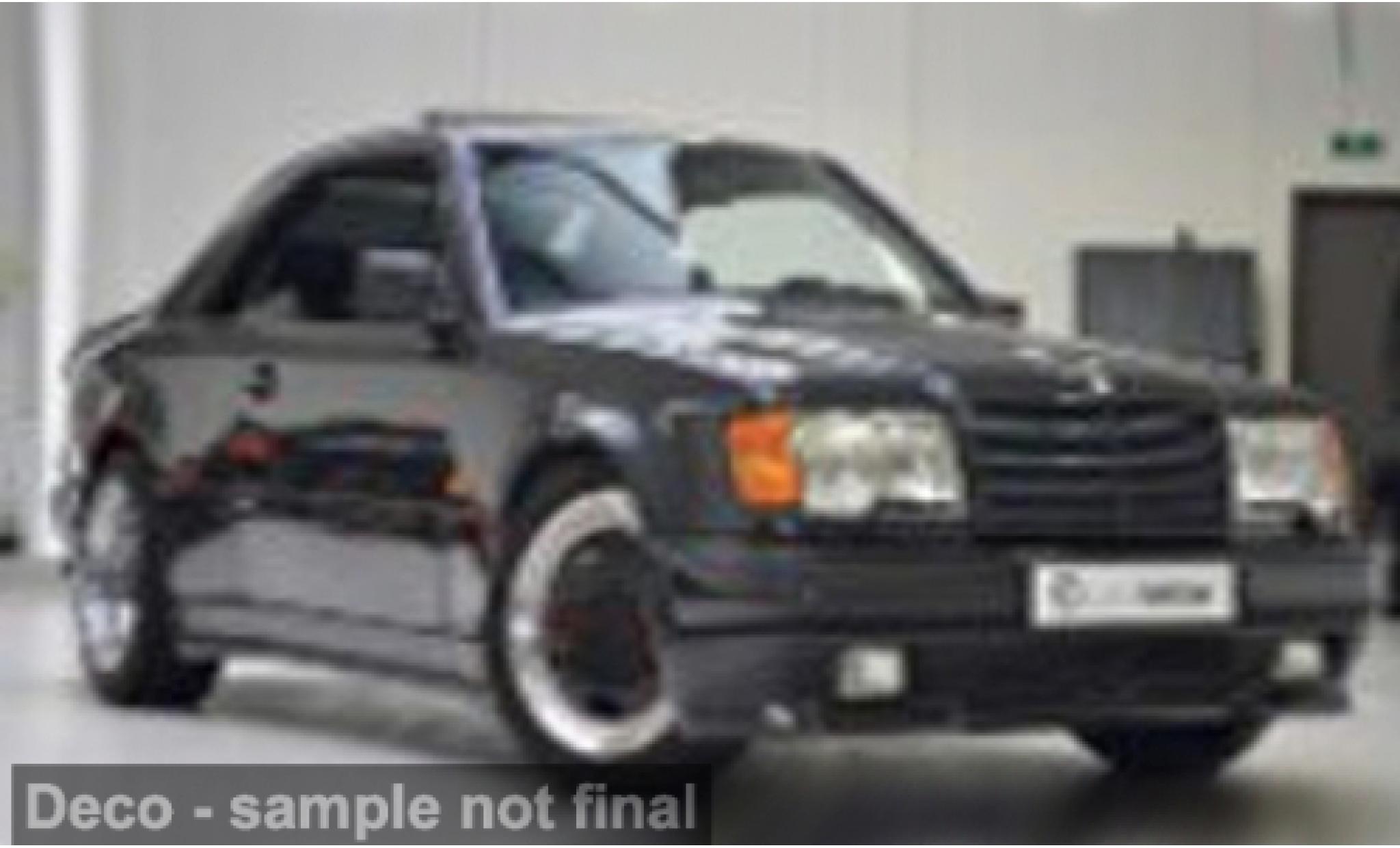 Mercedes 300 1/43 Solido CE 6.0 AMG zwart 1988 1:43 modelauto