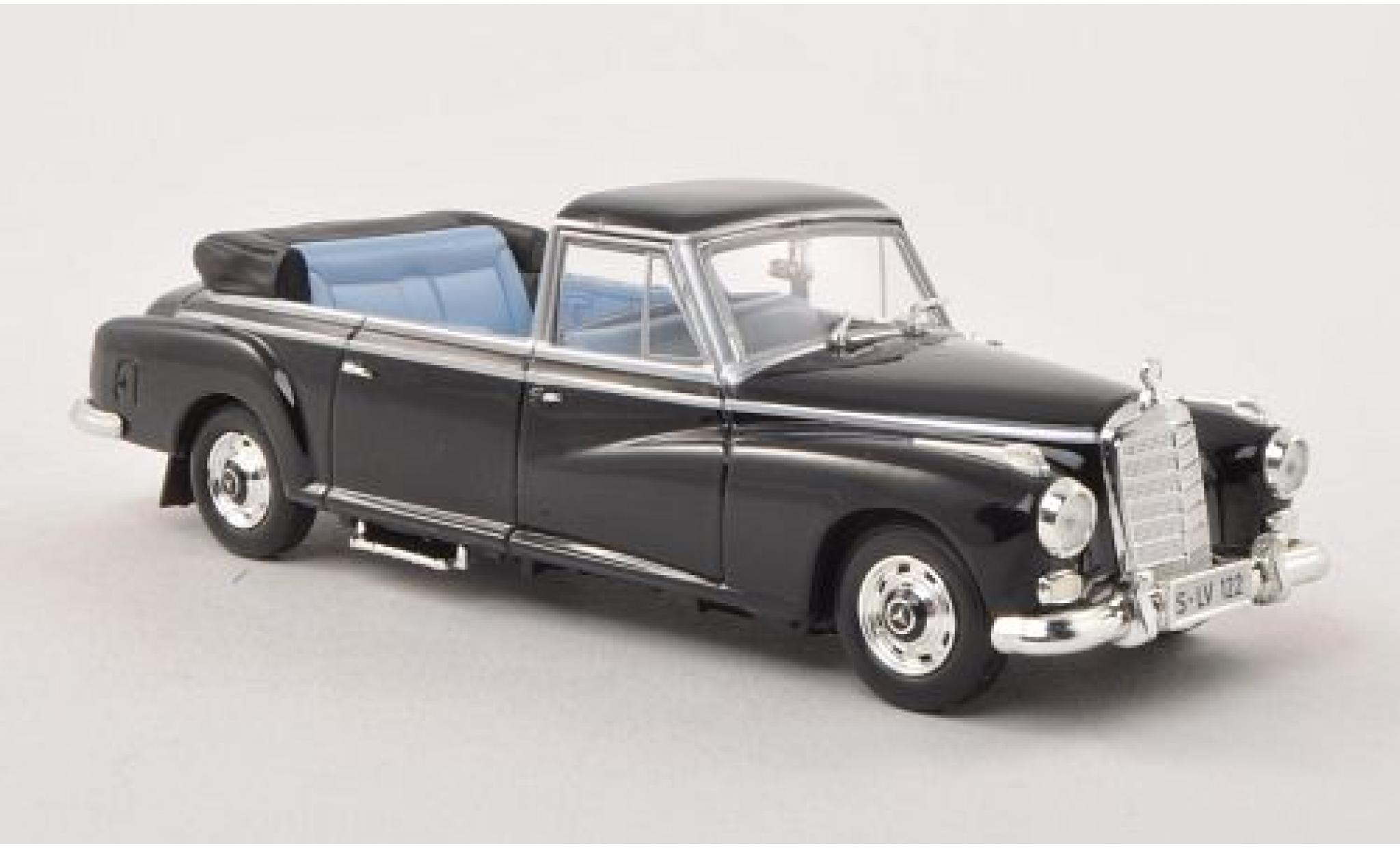 Mercedes 300 1/43 Norev d Landaule zwart 1:43 modelauto