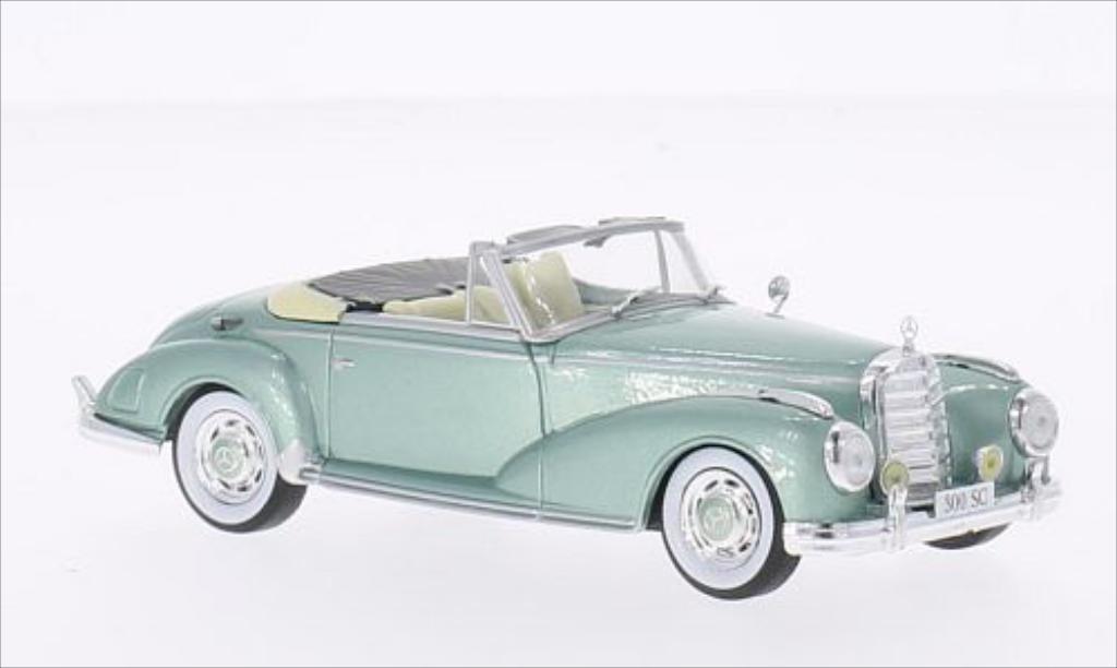 Mercedes 300 1/43 WhiteBox (W186) SC Roadster metallic grun 1956 modelauto