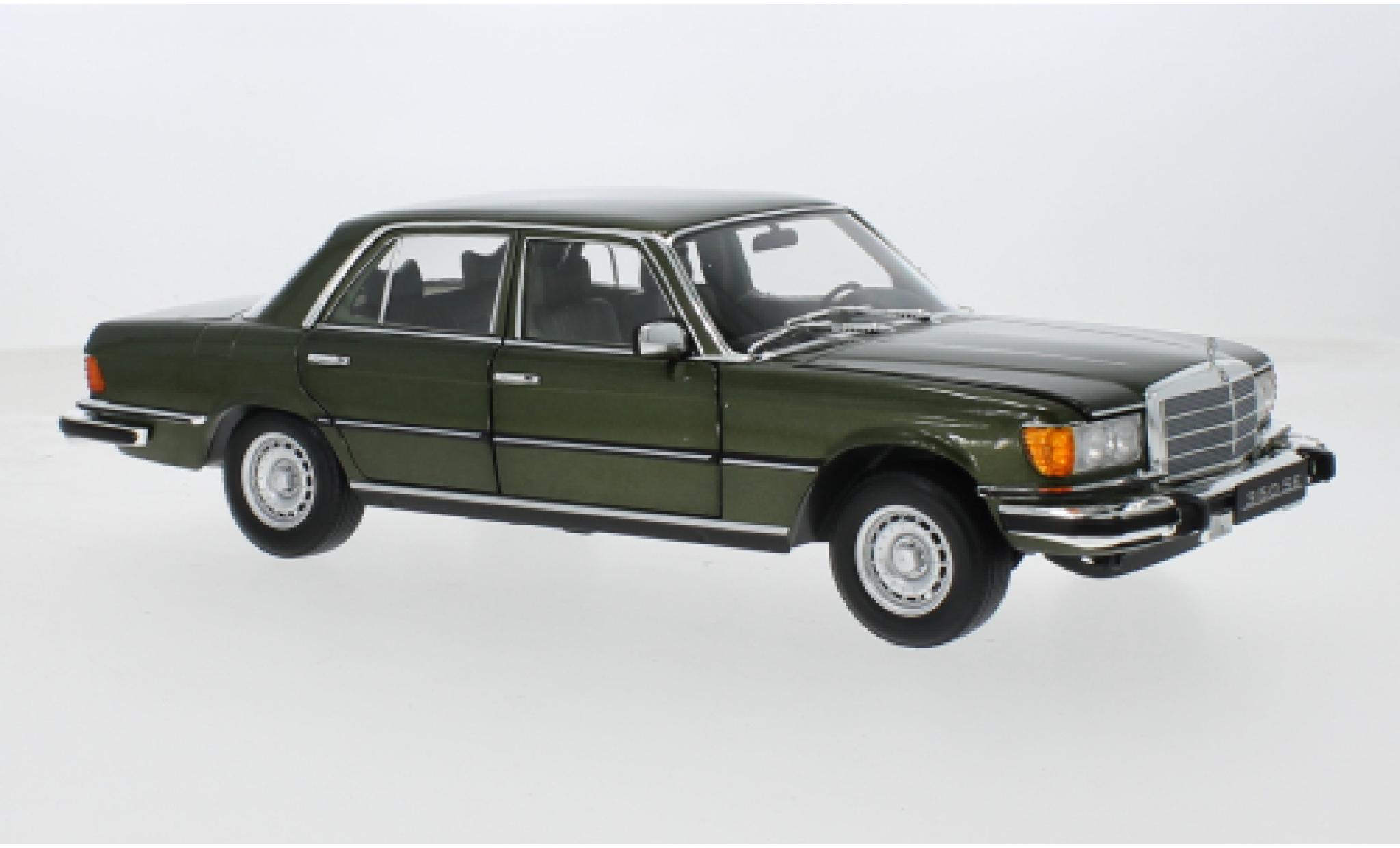 Mercedes 350 1/18 Norev SE (W116) gr&uuml; 1:18 modelauto