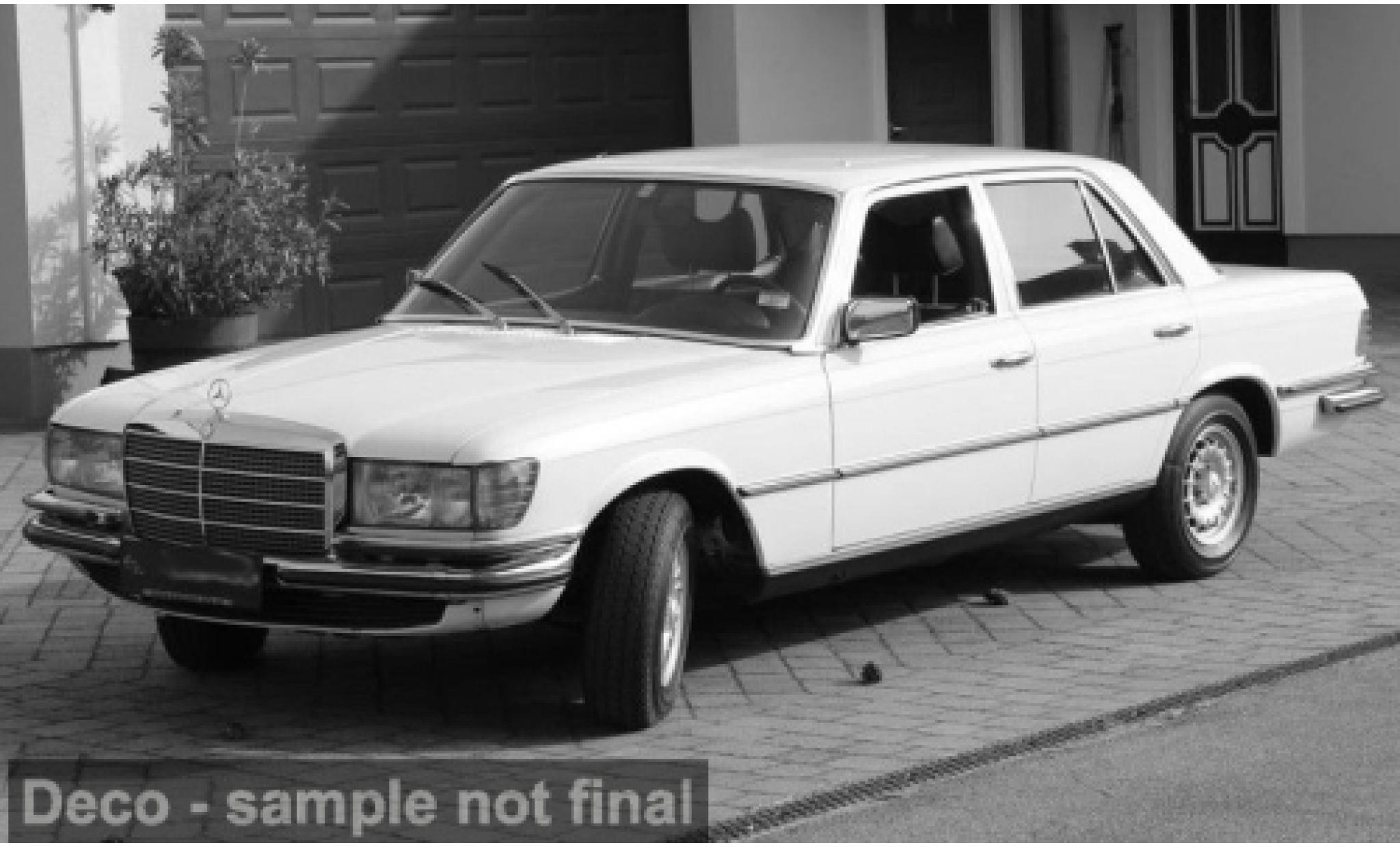 Mercedes 350 1/18 I Norev SEL (W116) wit 1972 1:18 modelauto