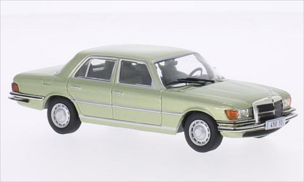 Mercedes 450 SEL 1/43 WhiteBox SEL (W116) metallic grun 1975 modelauto