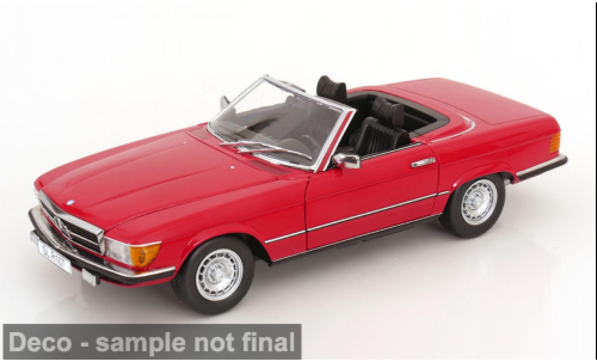 Mercedes 450 1/12 KK Scale SL (R 107) EU-Version rood 1979 1:12 modelauto