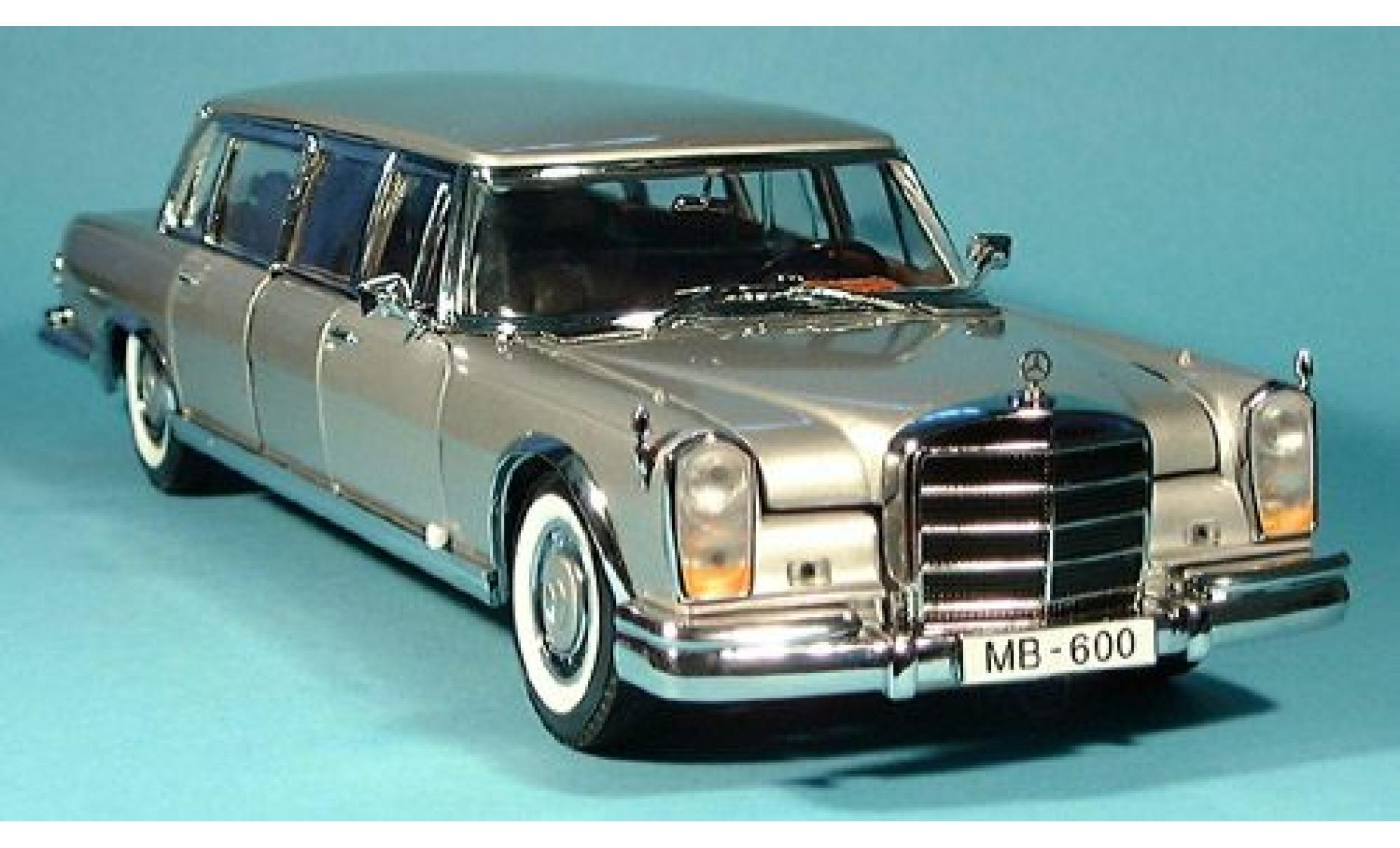 Mercedes 600 1/18 Sun Star Pullman grijs 1:18 modelauto