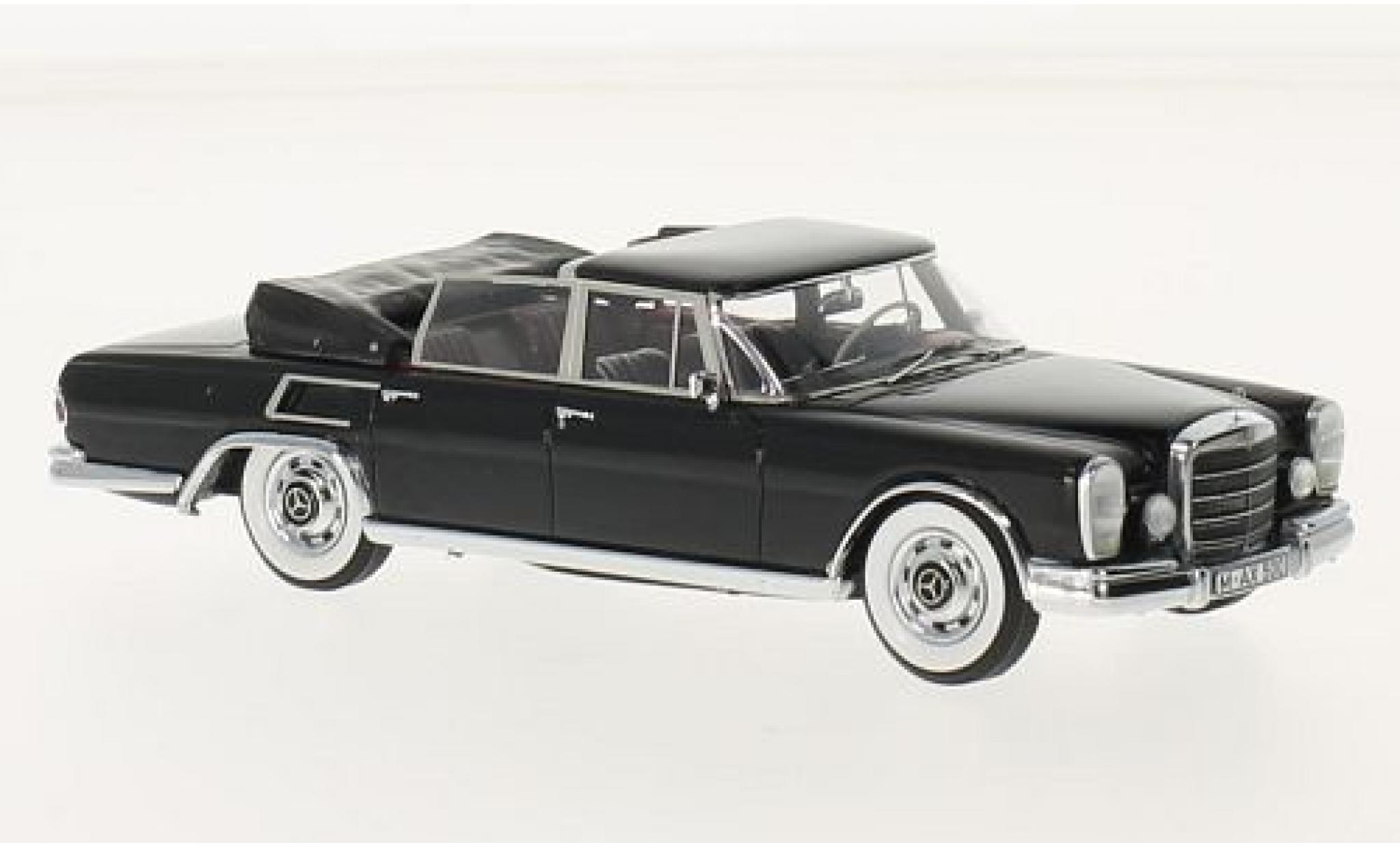 Mercedes 600 1/43 Matrix (W100) Lan zwart 1:43 modelauto