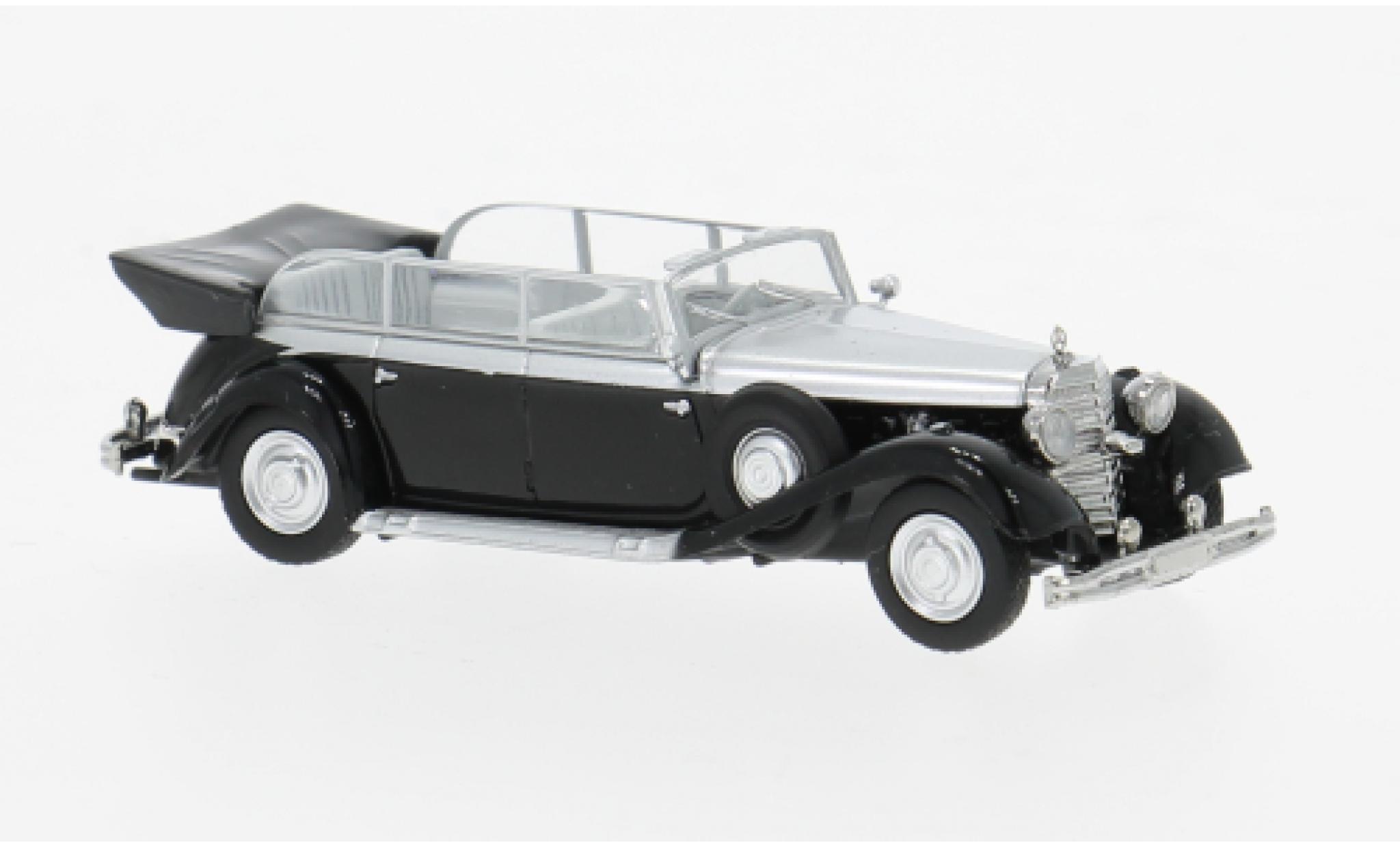 Mercedes 770 1/87 Brekina K zwart/grijs 1938 1:87 modelauto