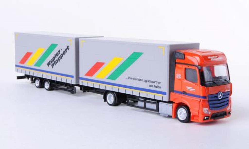 Mercedes Actros 1/87 Herpa 11 Wepler + Plappert Bigspace Volumen-HZ modelauto