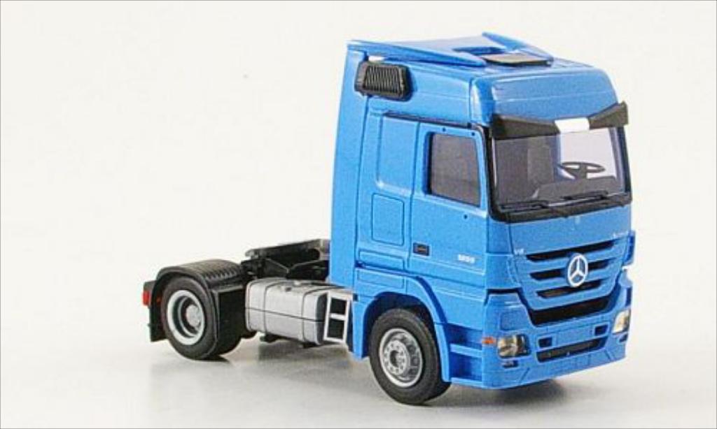 Mercedes Actros 1/87 AWM 1855 MP3 2-Achser Aerop. blauw modelauto