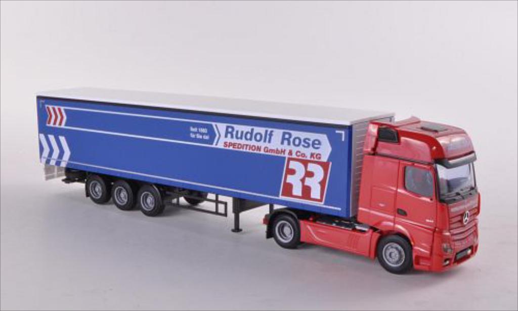 Mercedes Actros 1/87 AWM 2 Aerop. Giga.-KSZ Roze modelauto