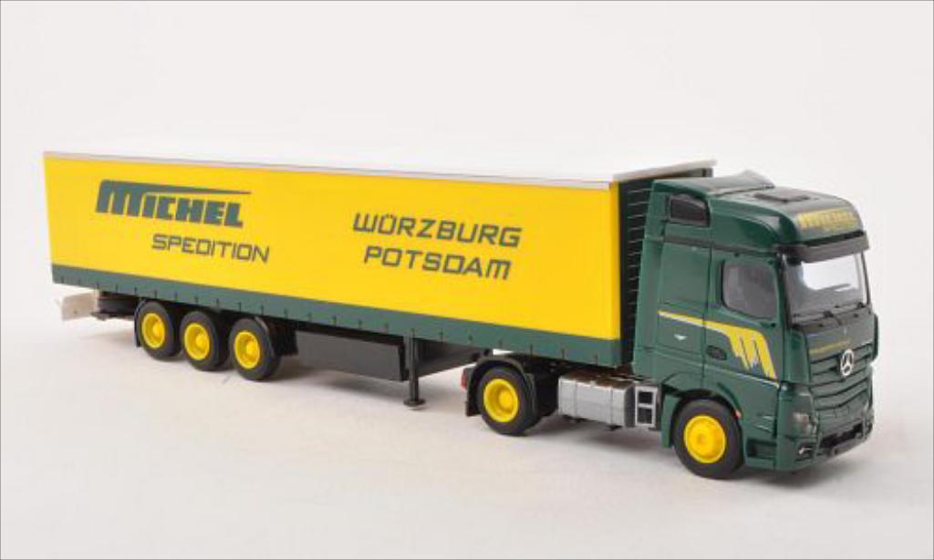 Mercedes Actros 1/87 AWM 2 Bigspace/Aerop. Michel G-KSZ modelauto