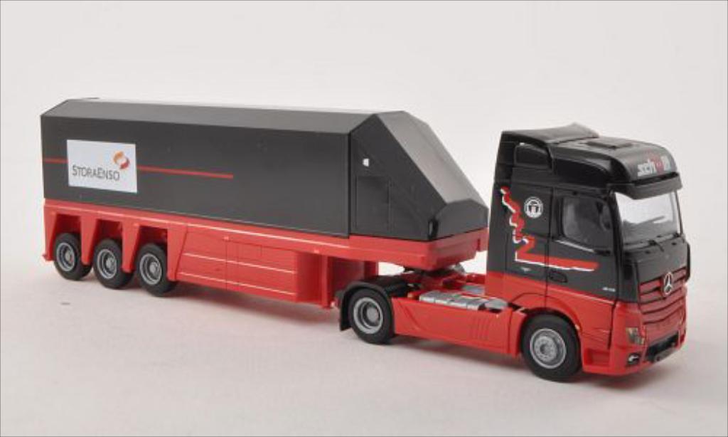 Mercedes Actros 1/87 AWM 2 Bigspace/Aerop. Schmitt/StoraEnso Innenlader-SZ modelauto