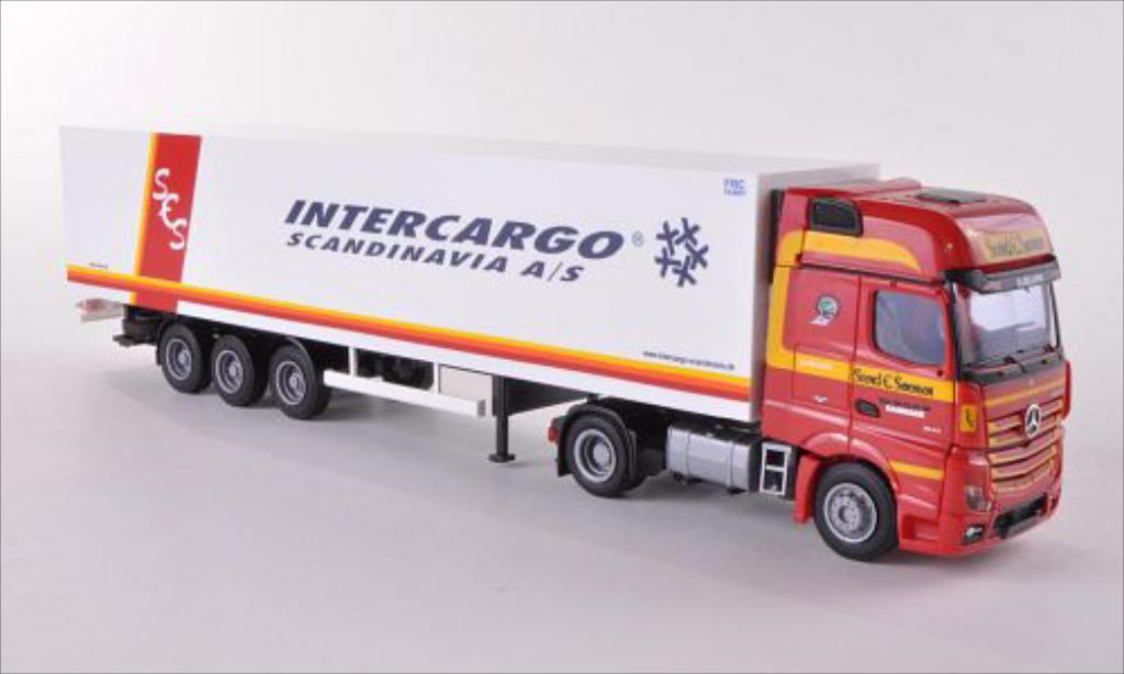 Mercedes Actros 1/87 AWM 2 Giga./Aerop. Kuhl-KSZ Sorensen/Intercargo modelauto