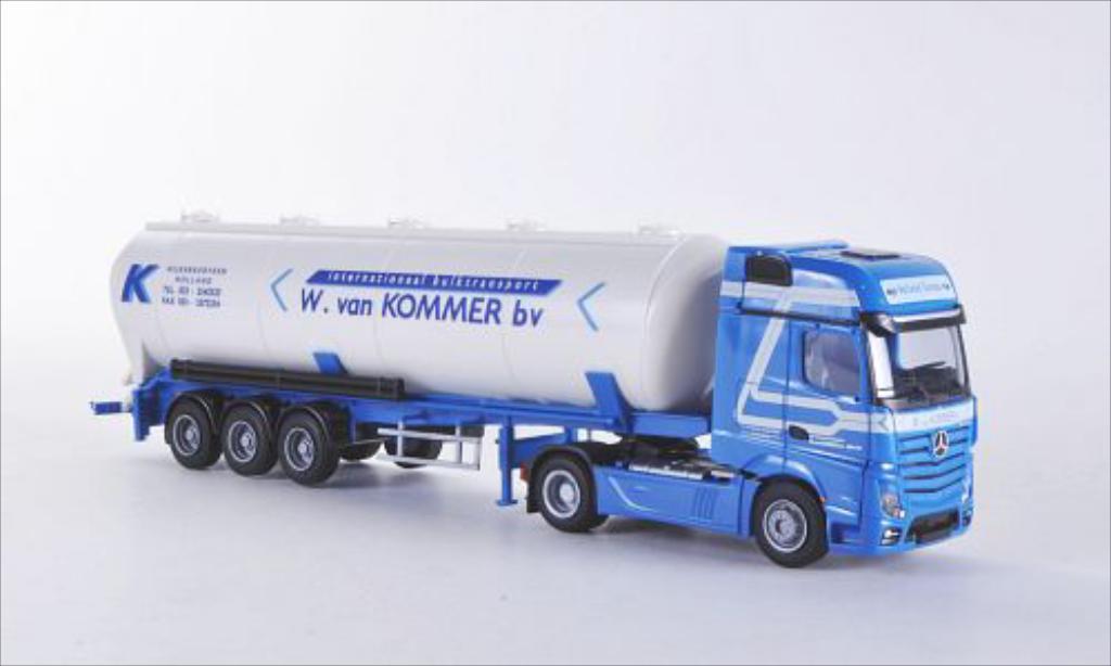 Mercedes Actros 1/87 AWM 2 Giga. W. van Kommer bv (NL) Aerop.-Kippsilo-SZ modelauto