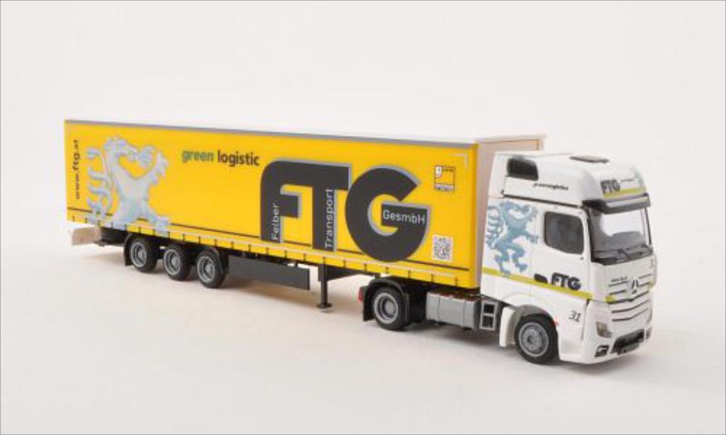 Mercedes Actros 1/87 AWM 2 Gigaliner FTG Gardinenplanen-SZ modelauto