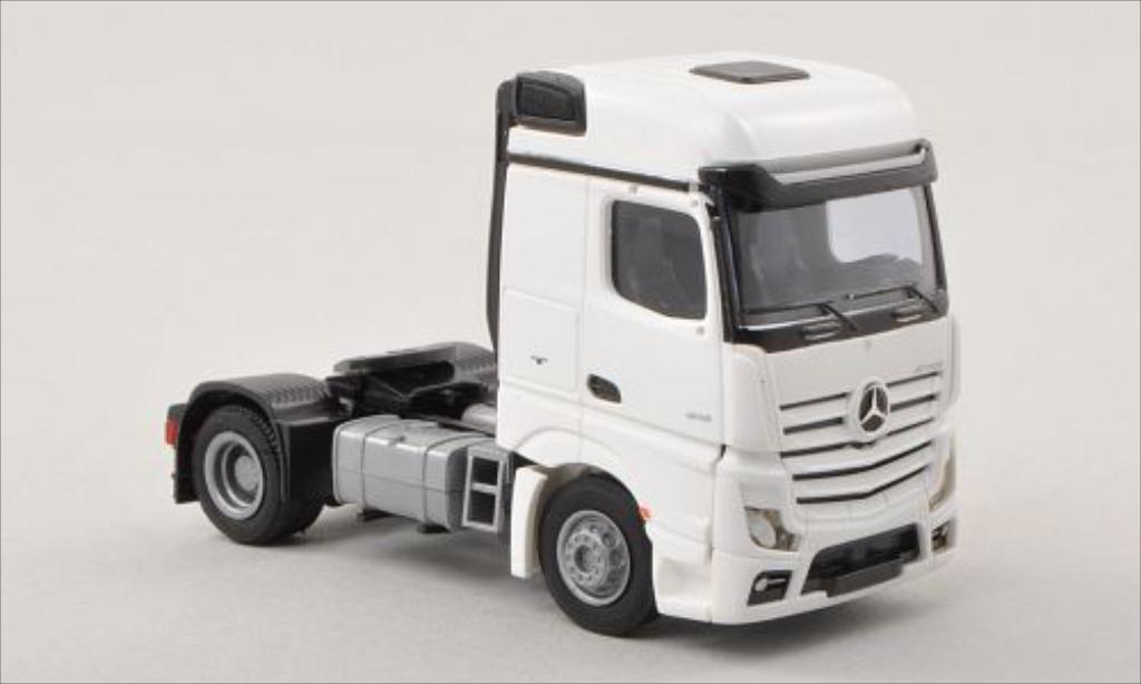 Mercedes Actros 1/87 AWM 2 Streamspace wit Solo-Zugmaschine 2-achsig wit modelauto