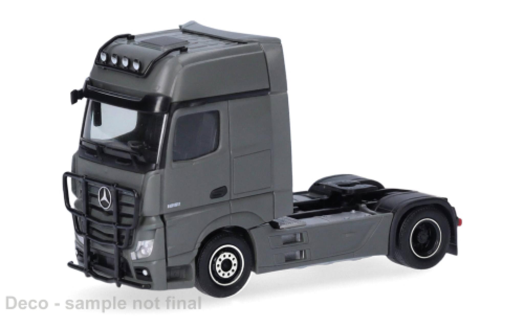 Mercedes Actros 1/87 Herpa grijs 1:87 modelauto